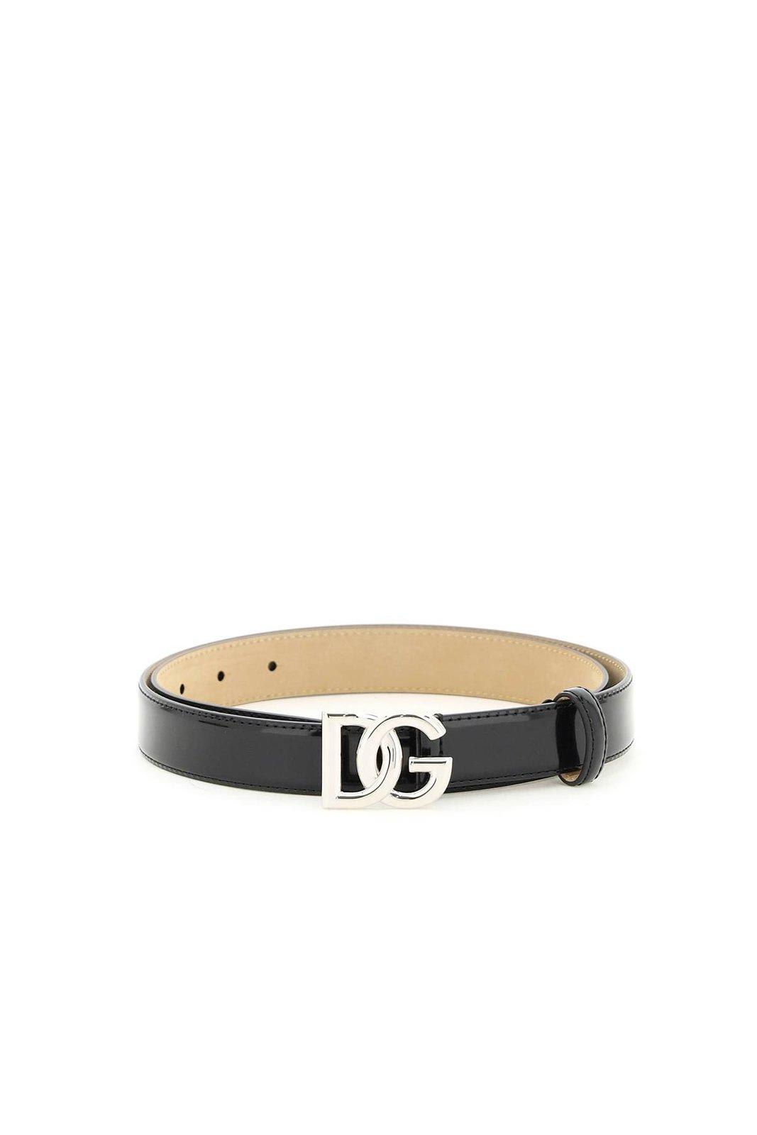 Dolce & Gabbana Dg Logo Shiny Belt