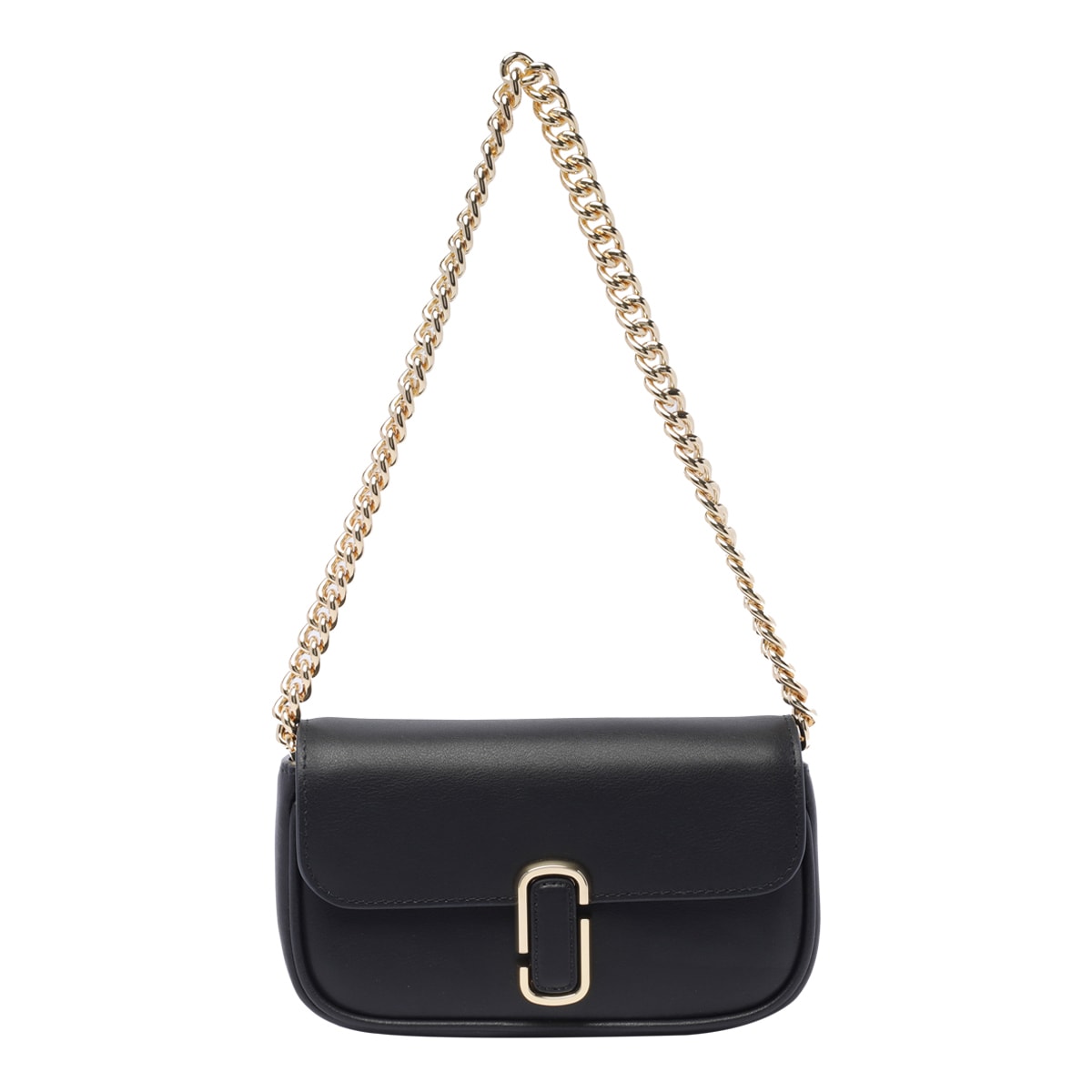 Shop Marc Jacobs The Mini Shoulder Bag In Black