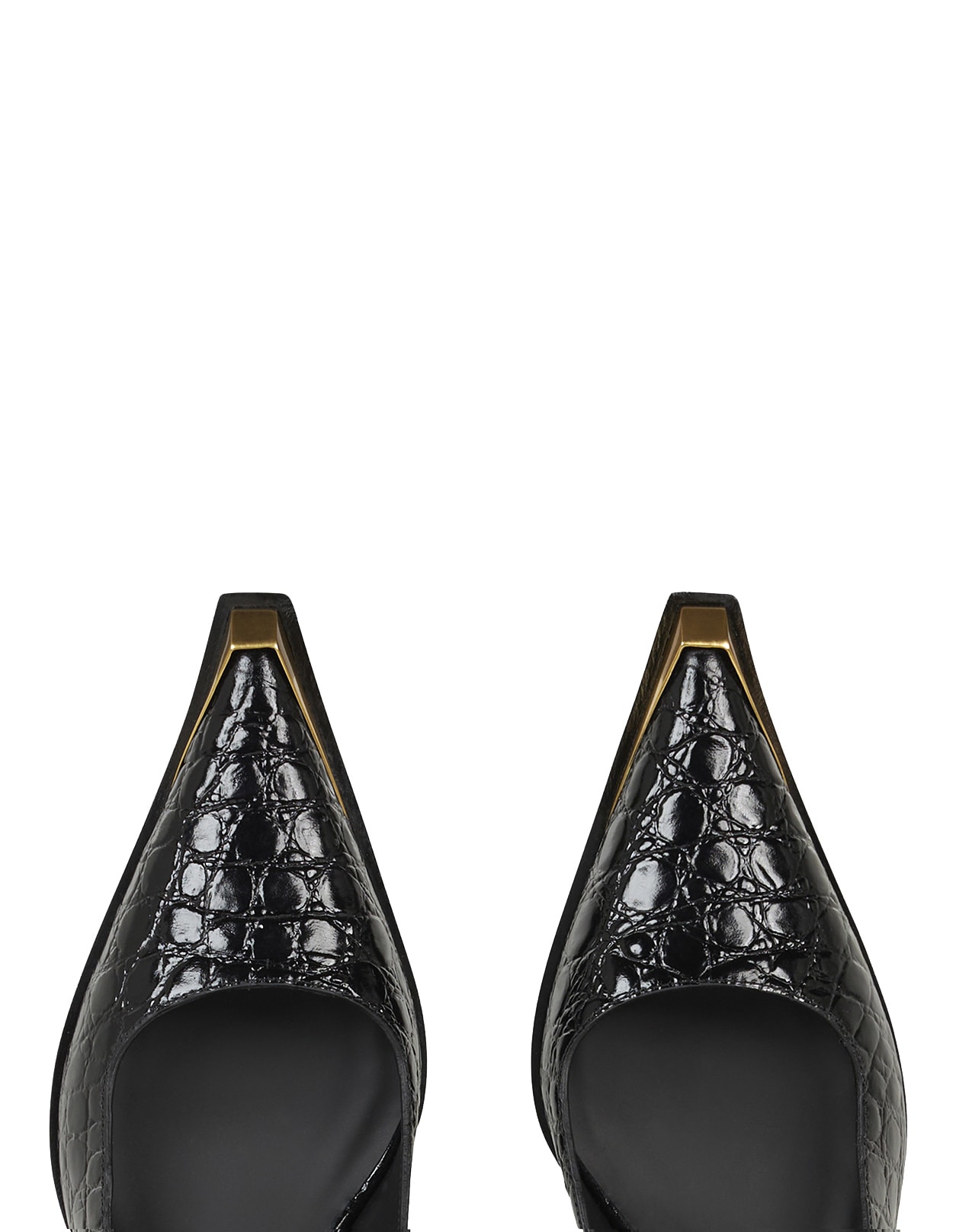 ETRO BLACK PRINTED LEATHER SLING-BACK 