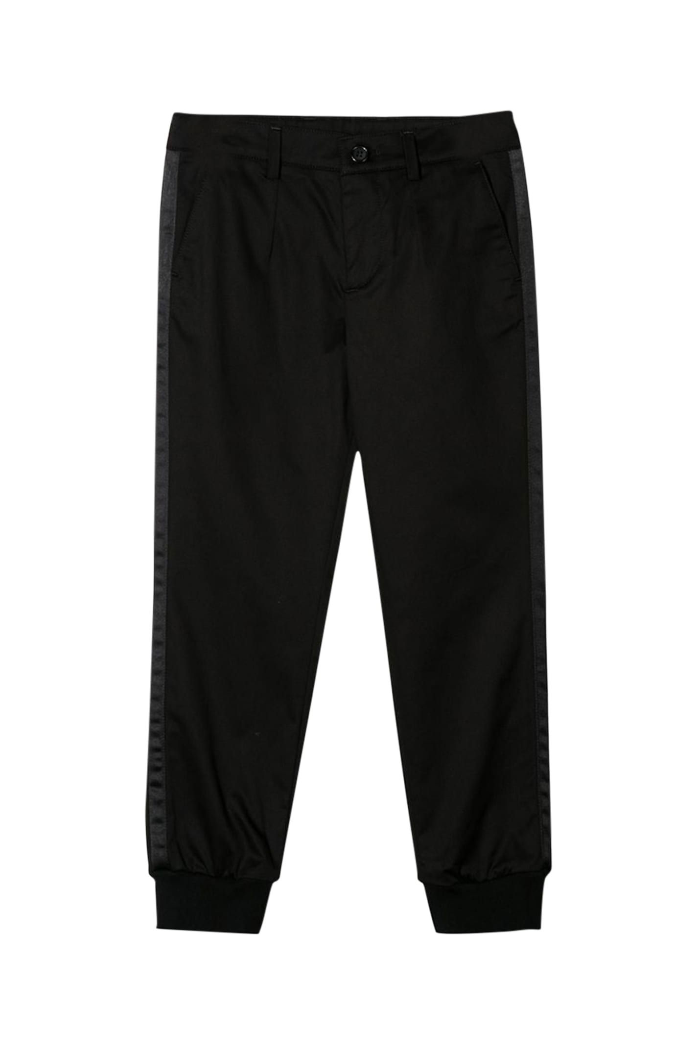 DOLCE & GABBANA TROUSERS WITH SIDE BAND,11263292
