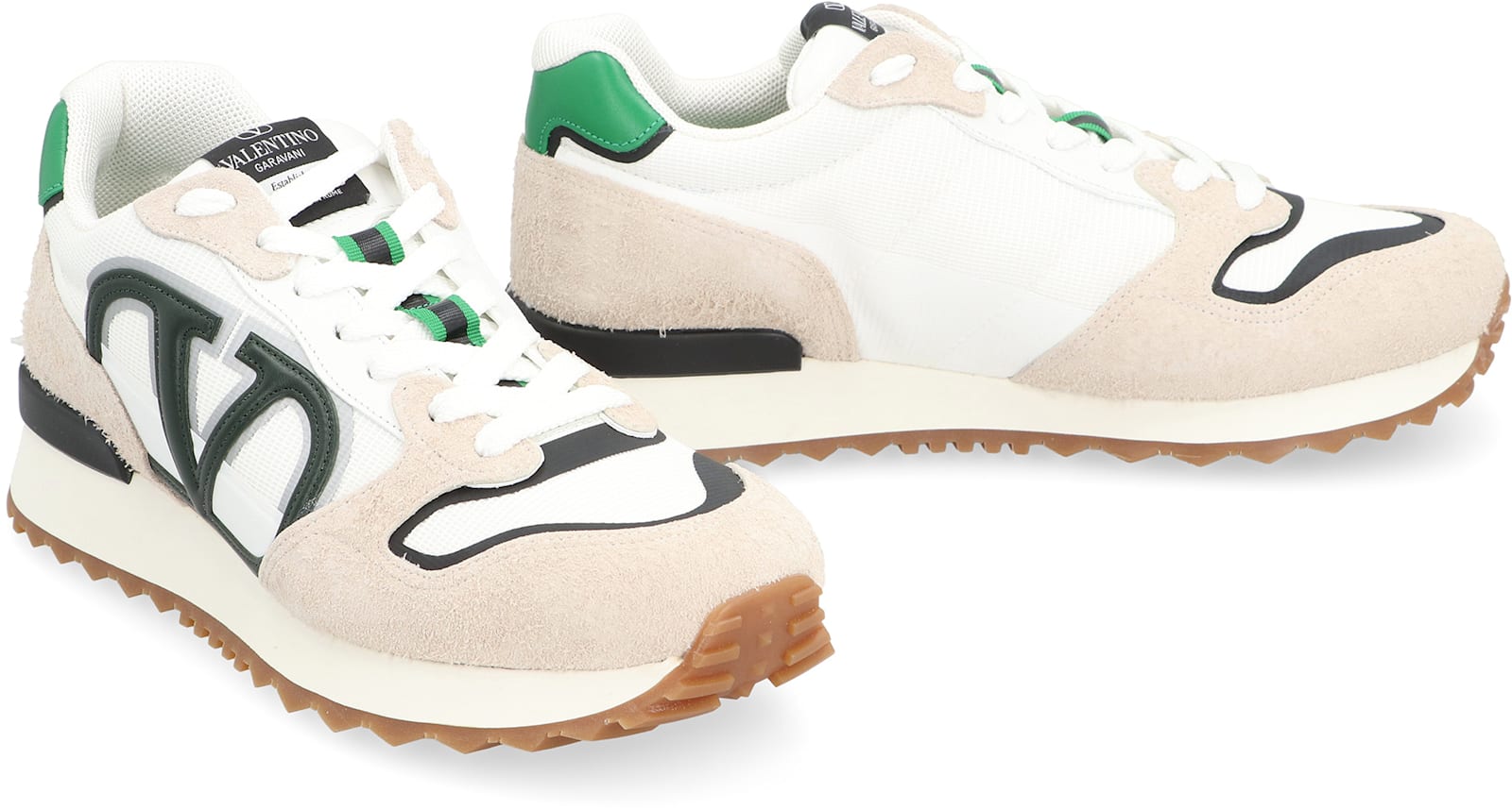 Shop Valentino Garavani - Vlogo Pace Low-top Sneakers In White