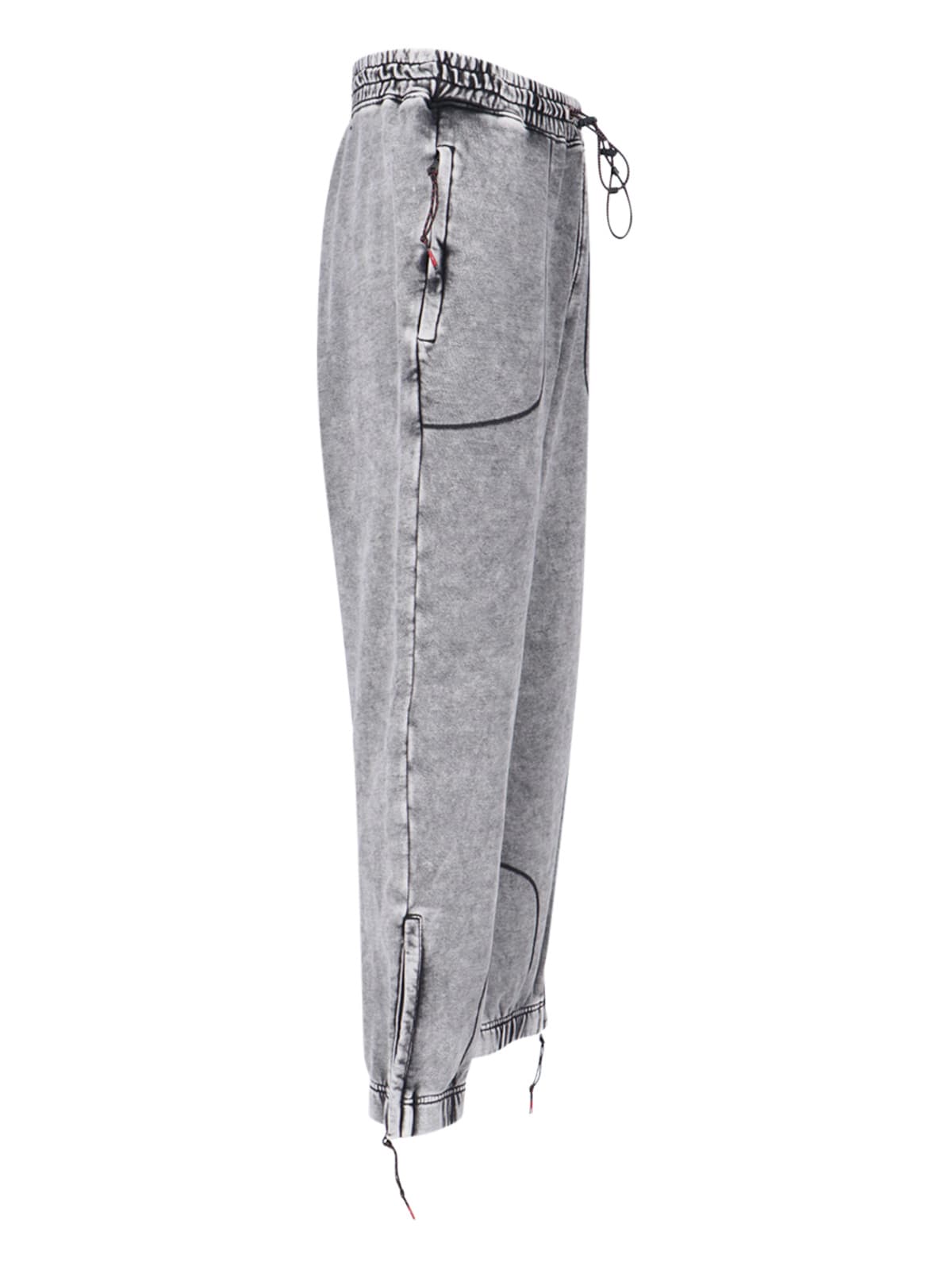 Shop Diesel Amsb-quentin-ht57 Track Pants In Gray