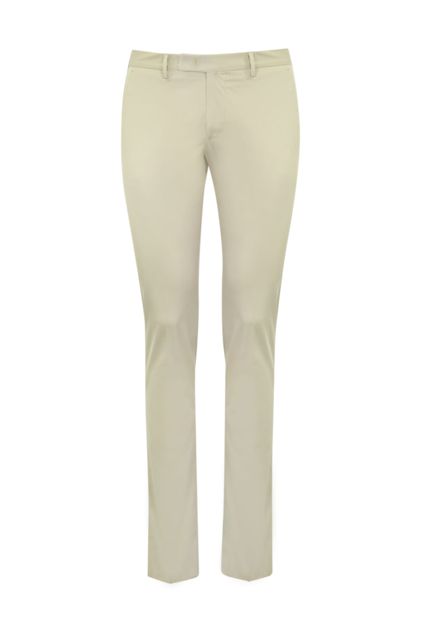 Pt Torino Cotton Trousers In Gray