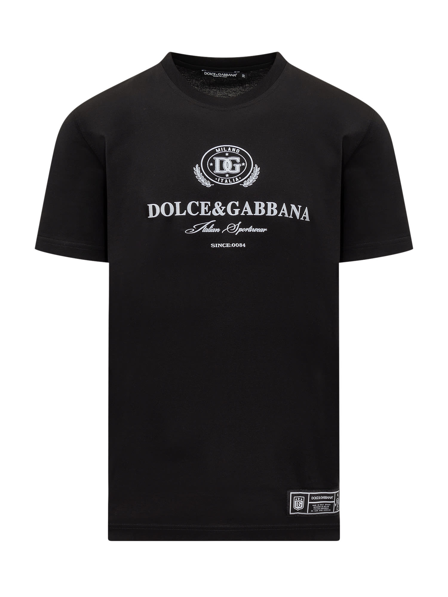 Shop Dolce & Gabbana Printed T-shirt In Black