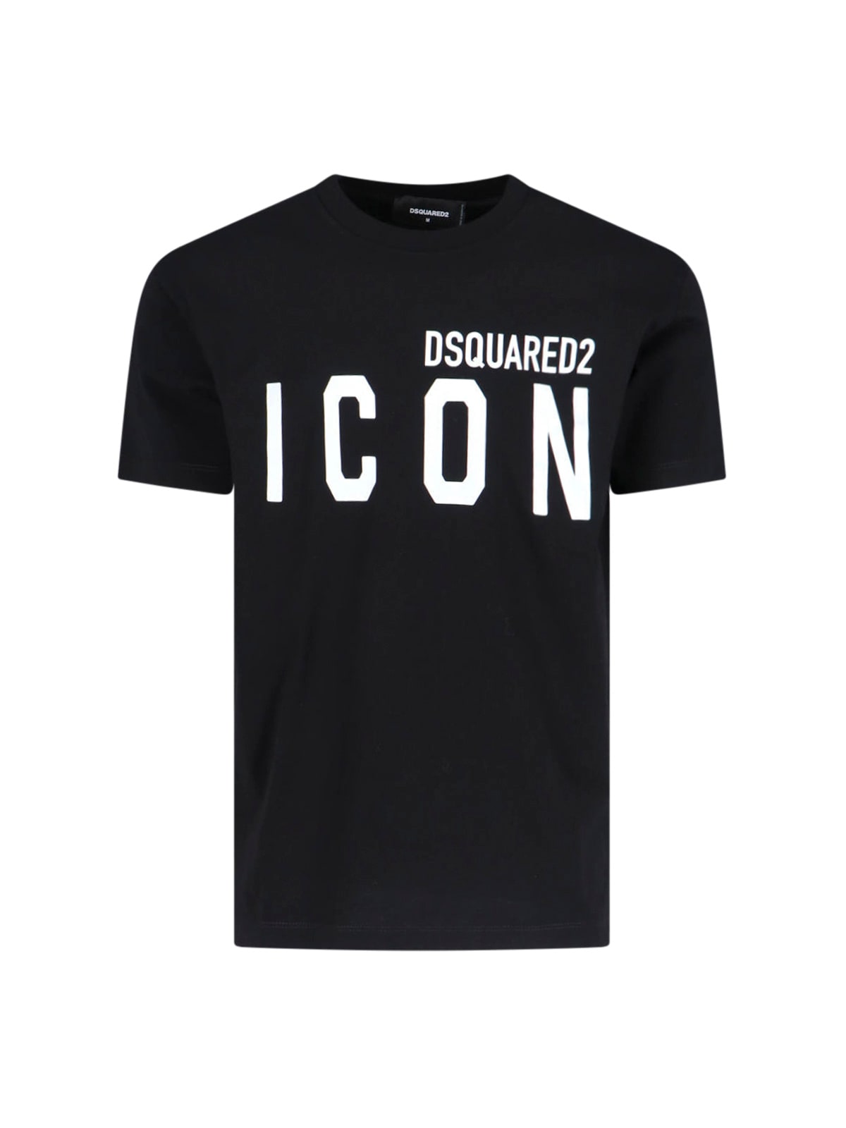 Dsquared2 Black T-shirt With Icon Logo In Black