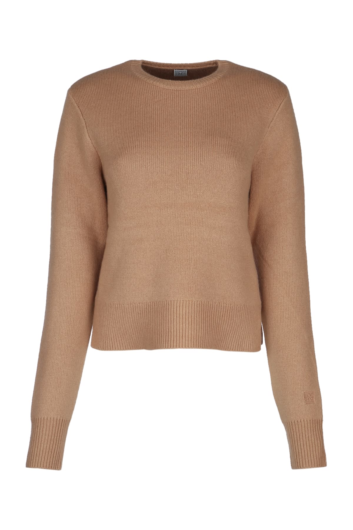 Totême Cropped Crew-neck Knit