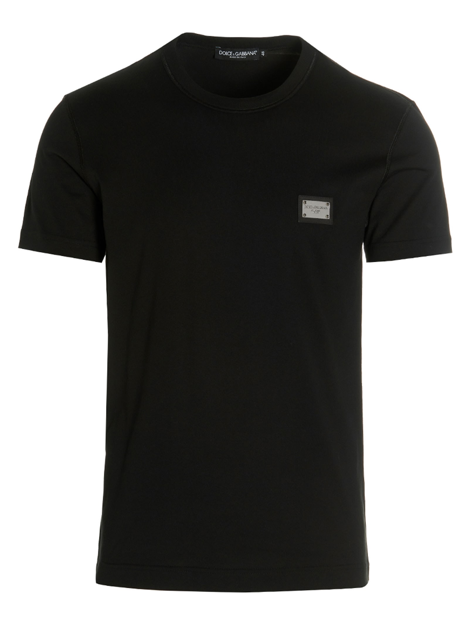 Shop Dolce & Gabbana T-shirt Dg Essential In Black