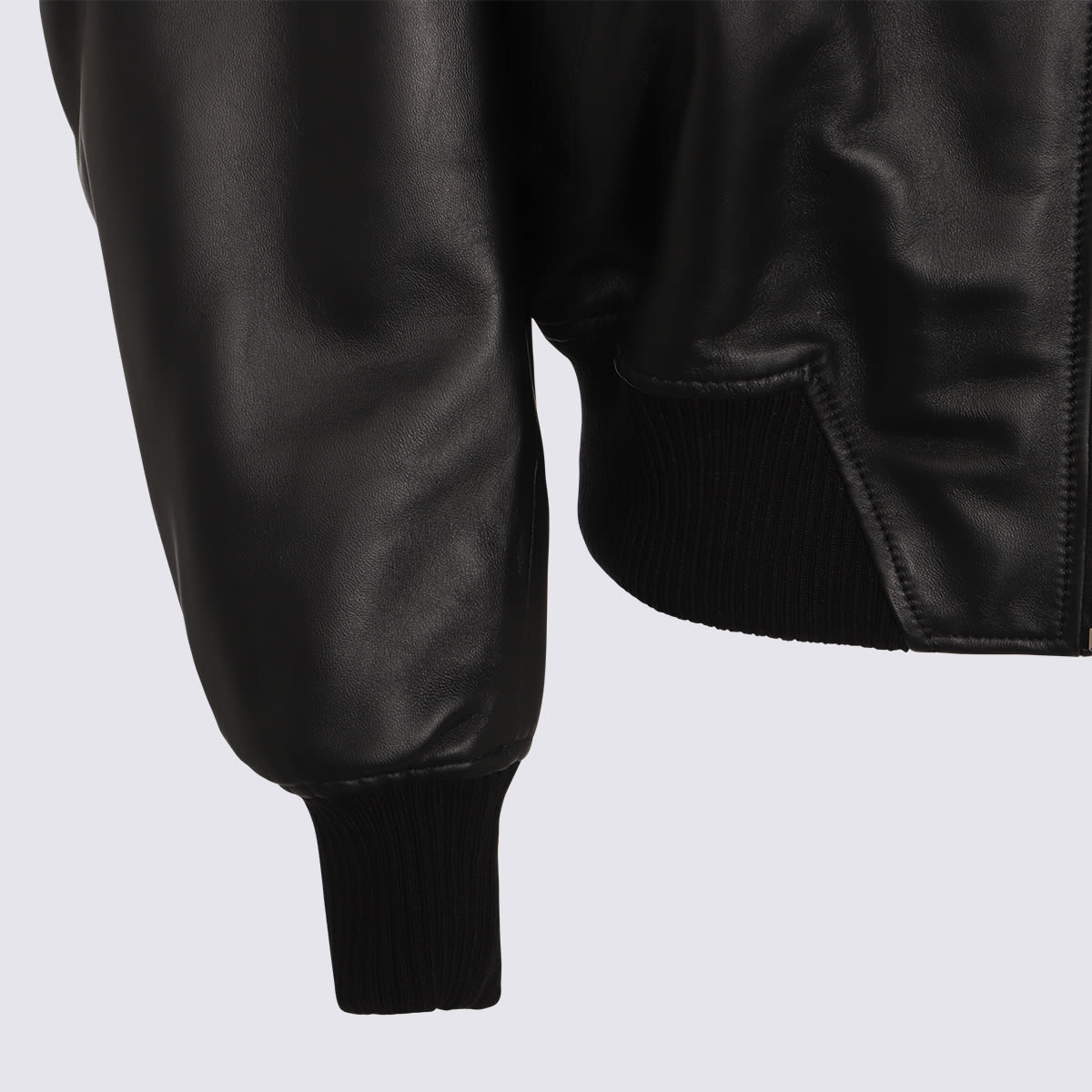 Attico Jackets Blacks And Greys In Black