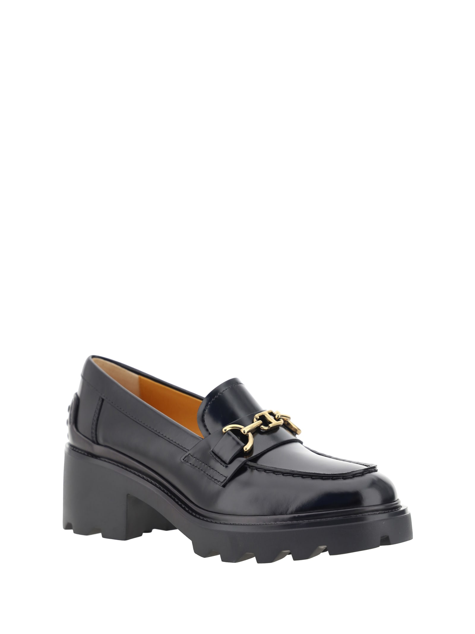 Shop Tod's Loafers In Nero