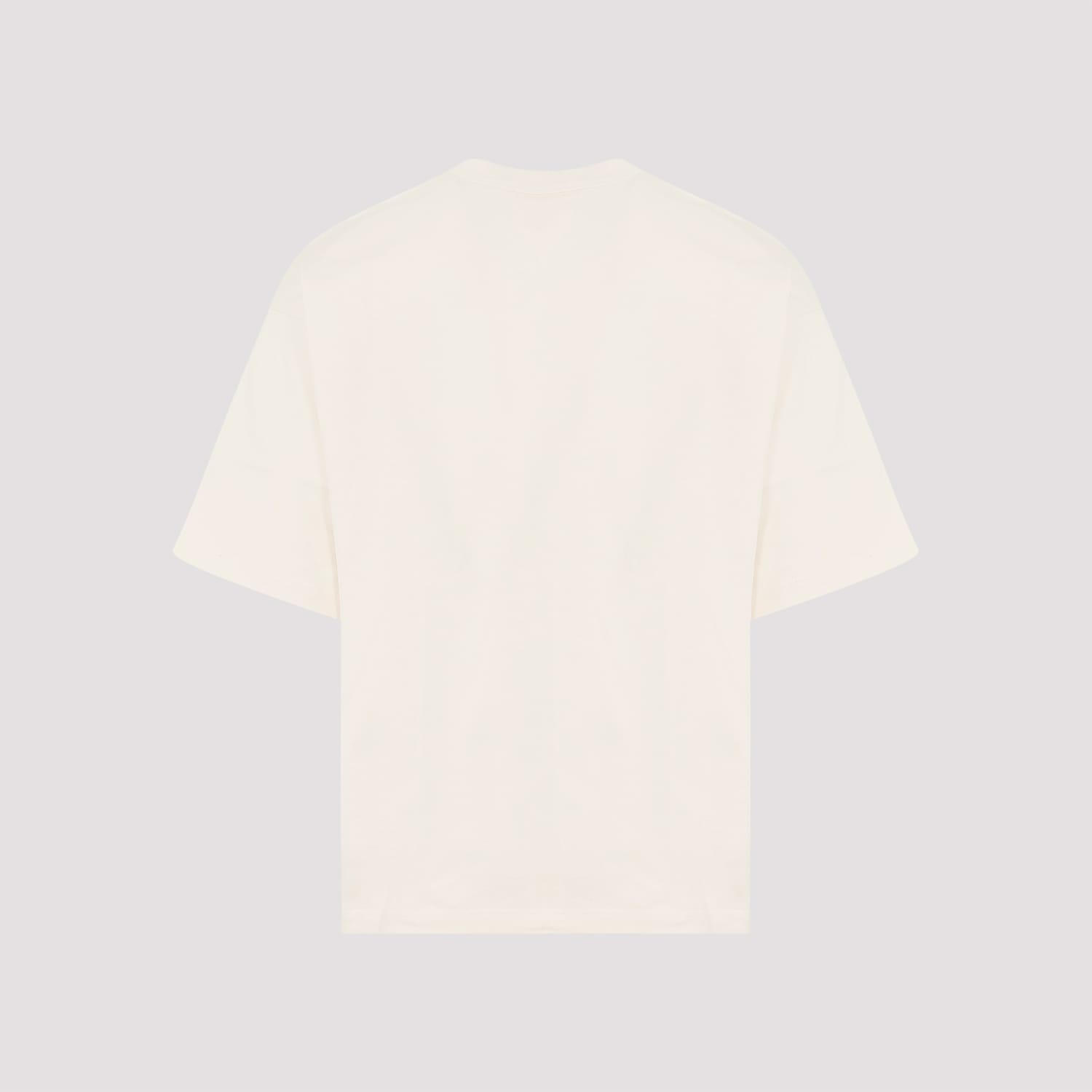 Shop Bottega Veneta Leather Pocket T-shirt In Soap