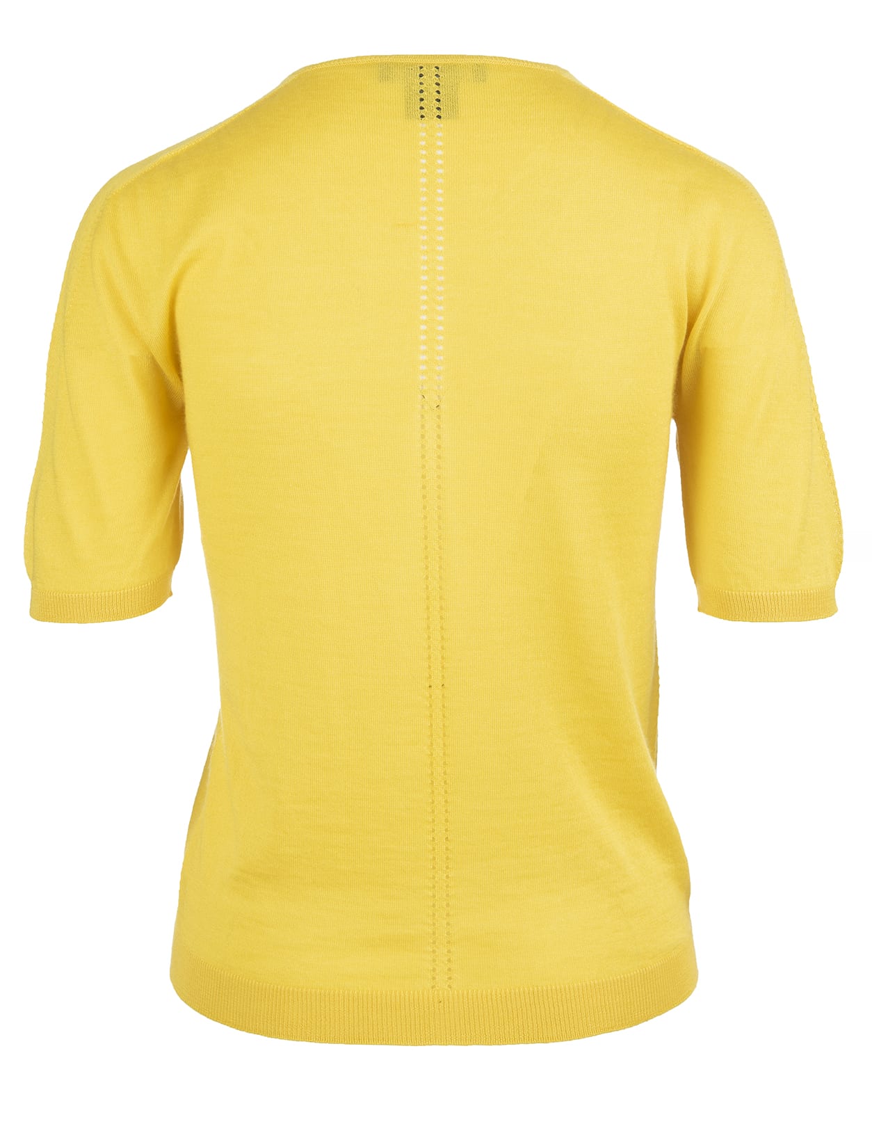 FEDELI FEDELI WOOL YELLOW TOP