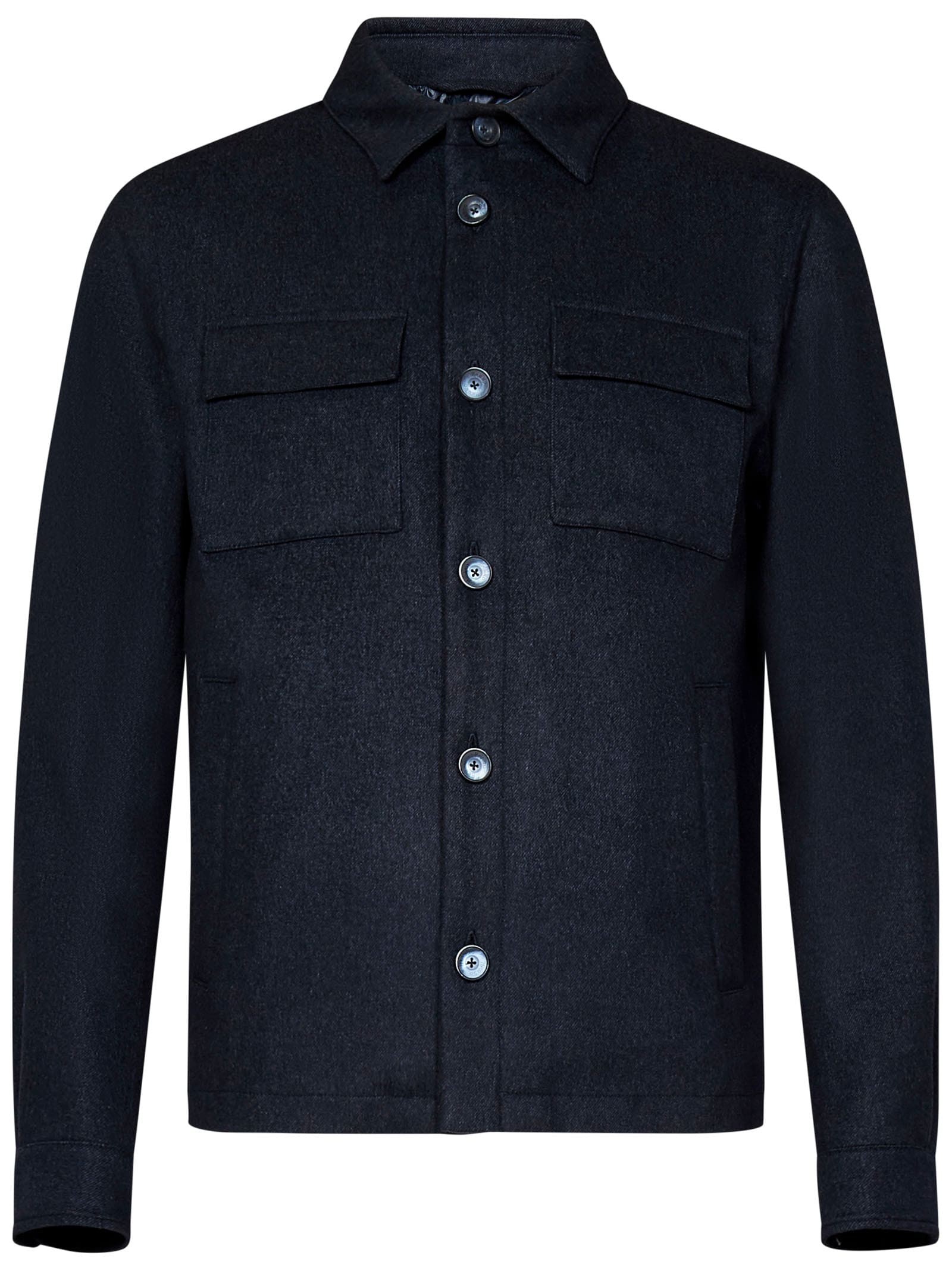 Shop Herno Resort Jacket In Blue