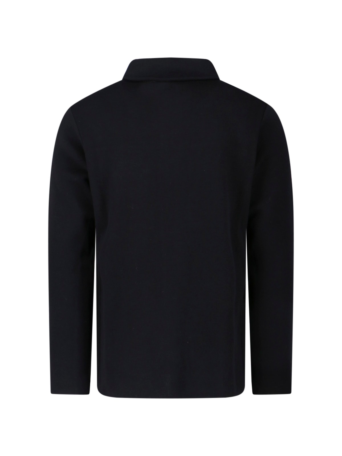 Lardini Relaxed Fit Jacket Front Pockets In Black