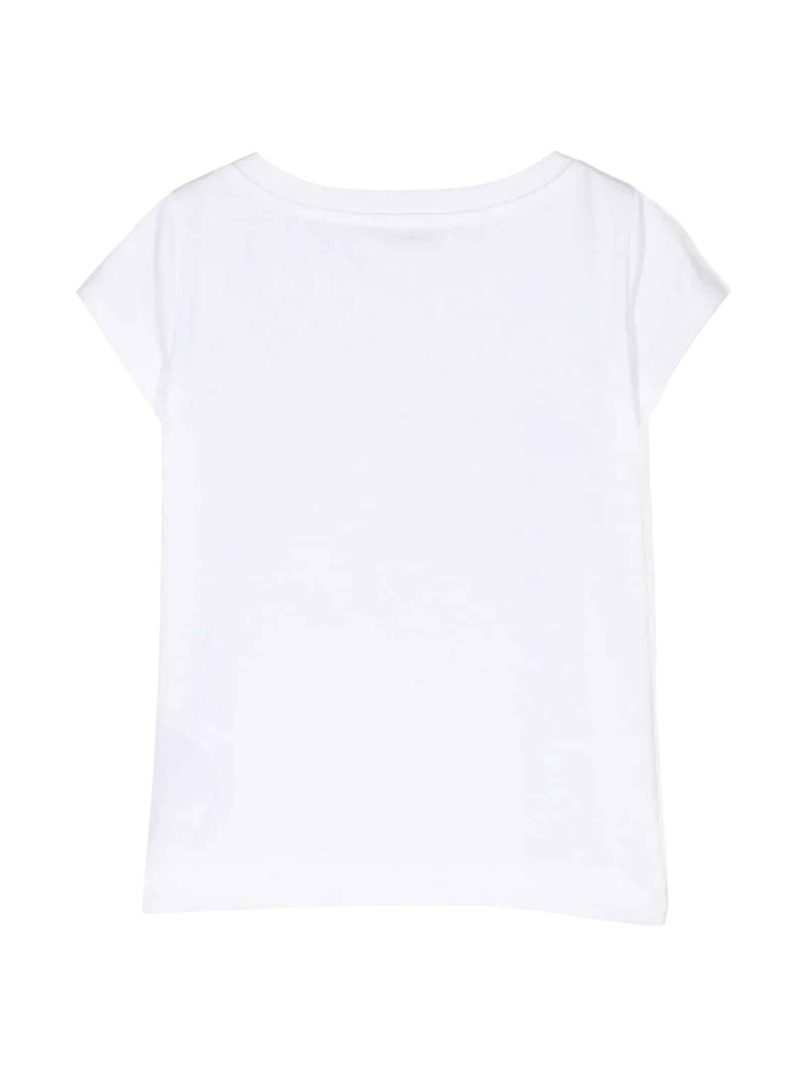 Shop Monnalisa White T-shirt Girl