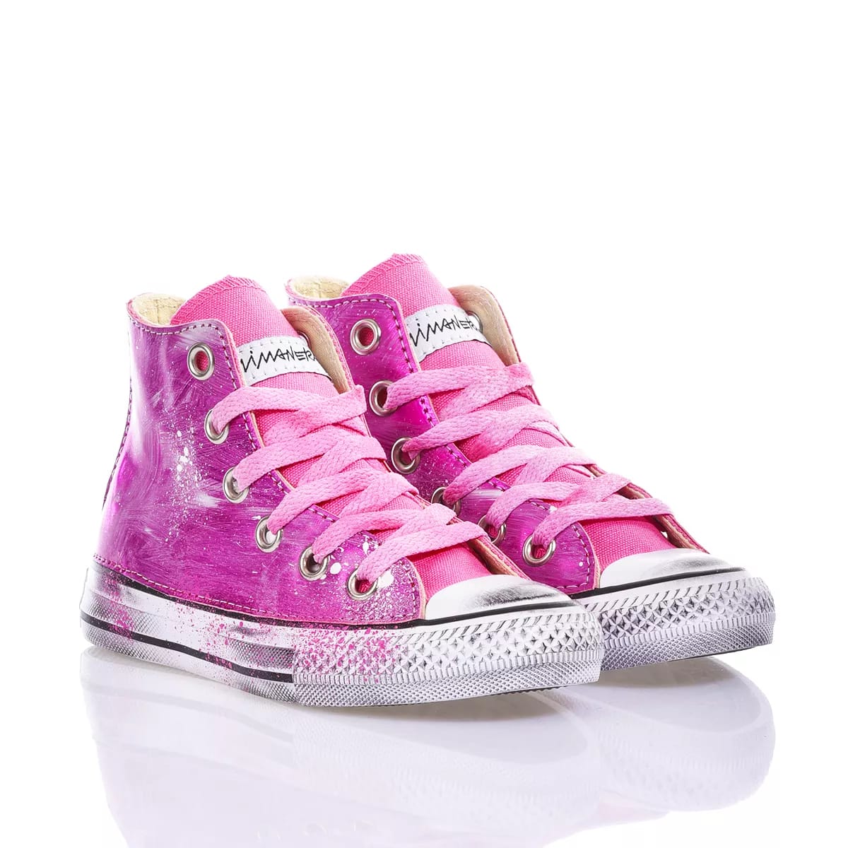 Shop Mimanera Converse Junior Drip Pink Custom