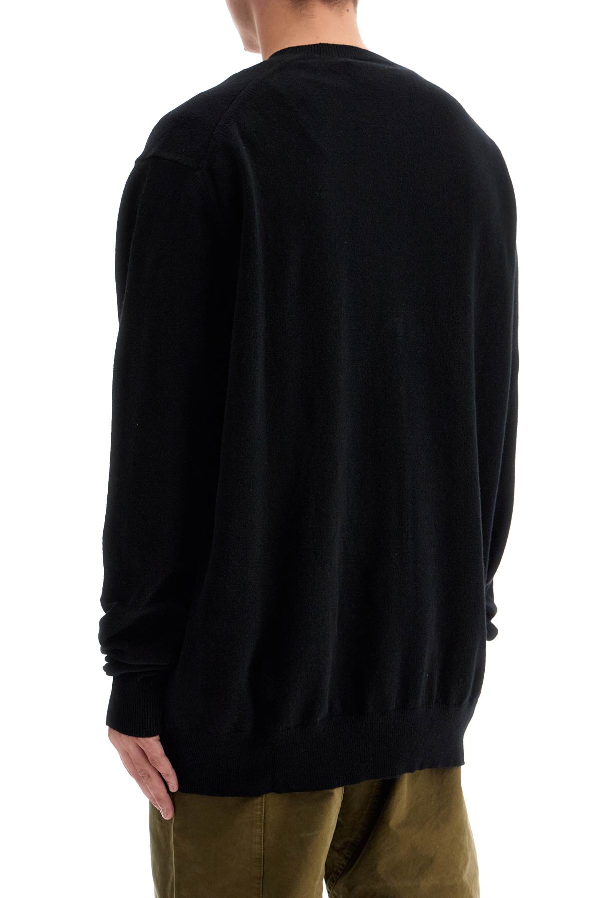 Shop Comme Des Garçons Shirt Wool Yarn Pullover Sweater In Black (black)