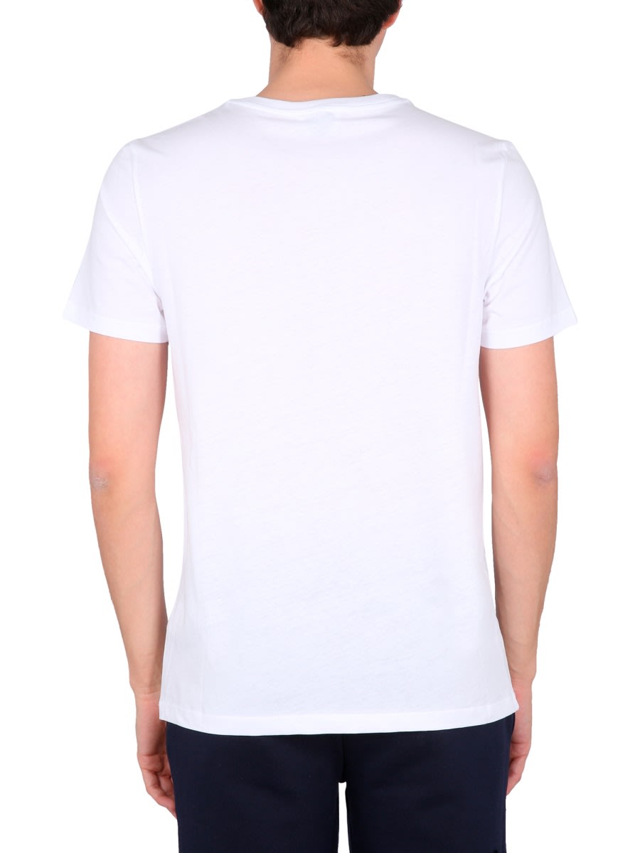 Ballantyne Graphic Print Crewneck T-shirt In White