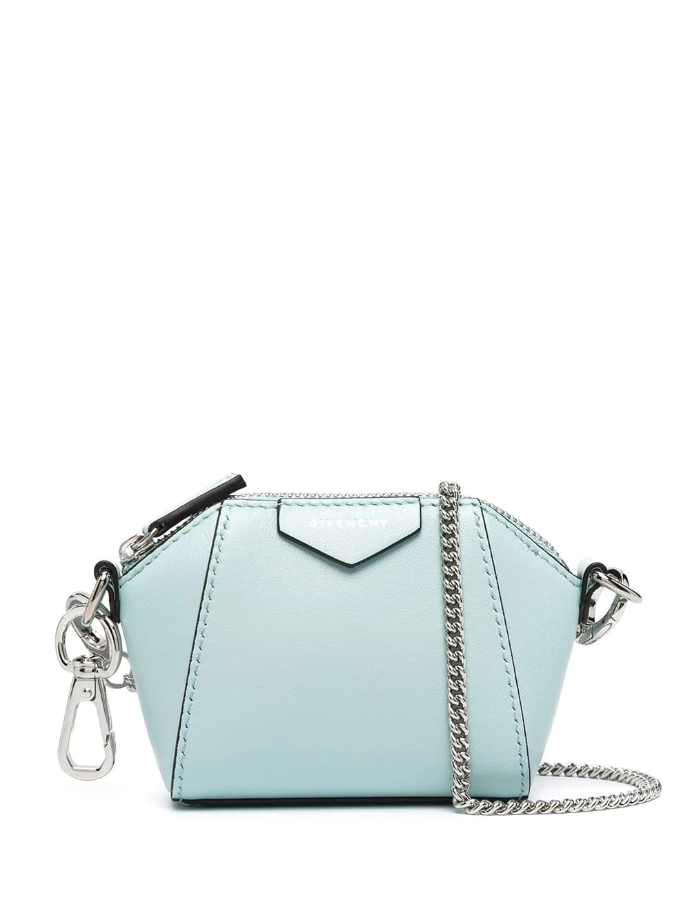 Givenchy Light Blue Baby Antigona Bag With Chain