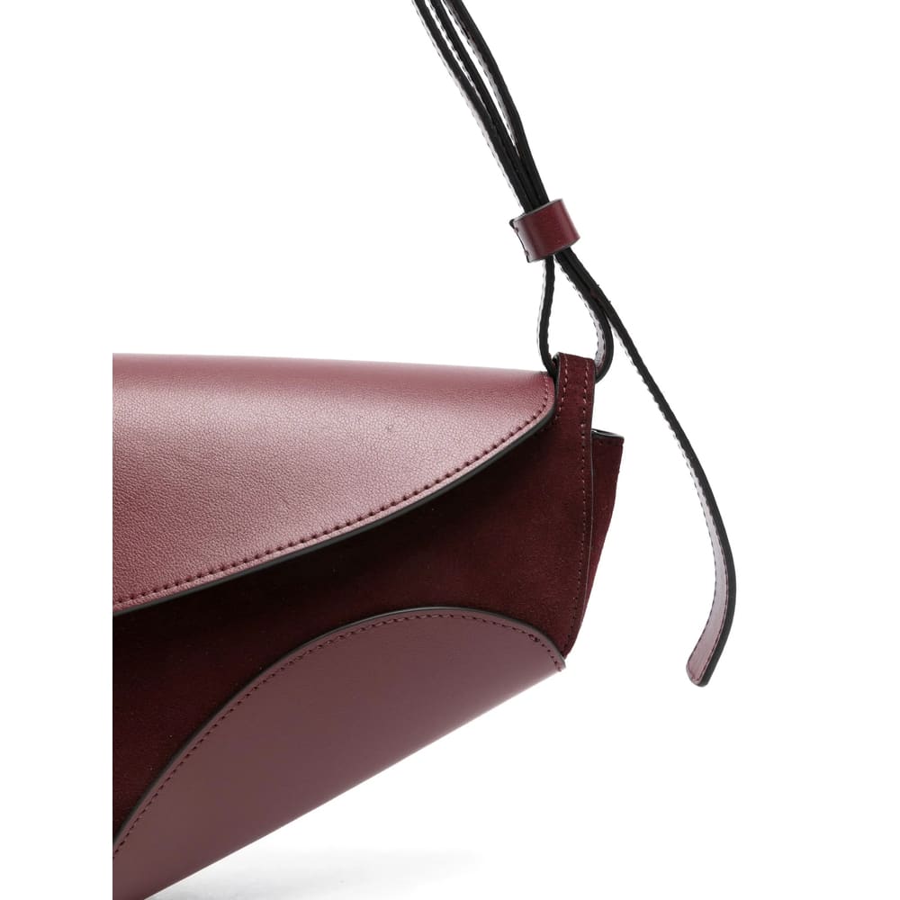 Neous Leather Shoulder Bag In Brown