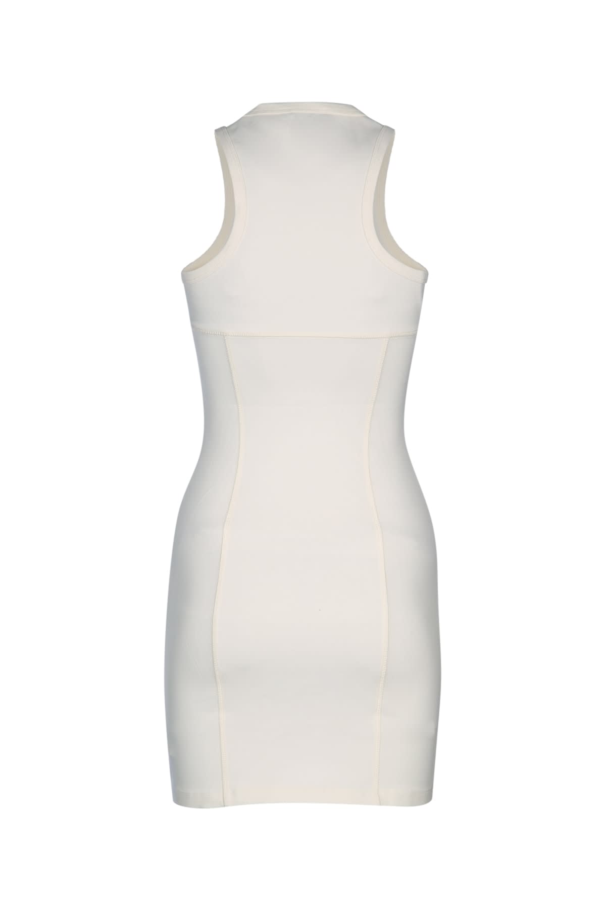 Tommy Jeans Abito Logo Dress In Ancientwhite