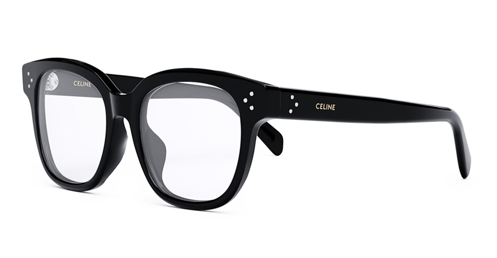 Celine Square Frame Glasses In Black