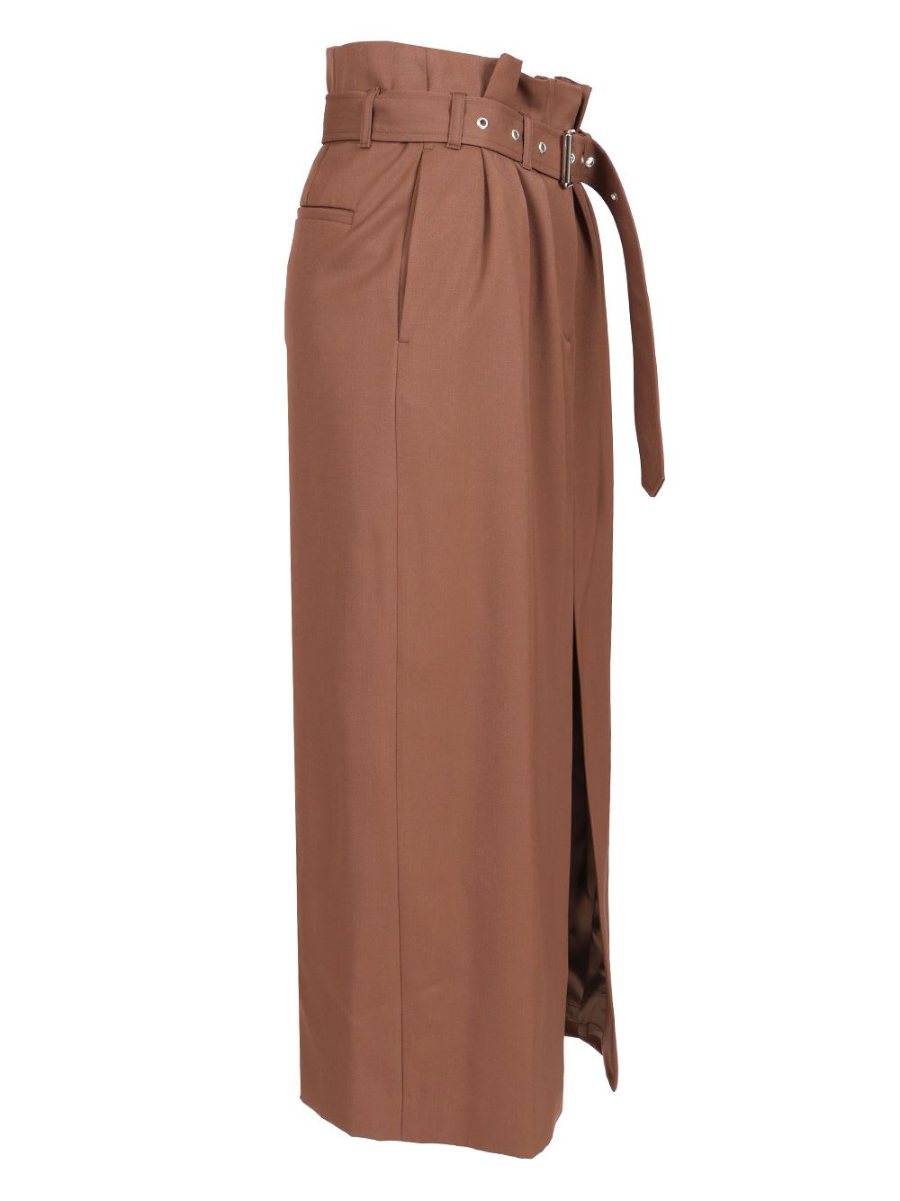 Shop Dries Van Noten Long Skirt In Brown
