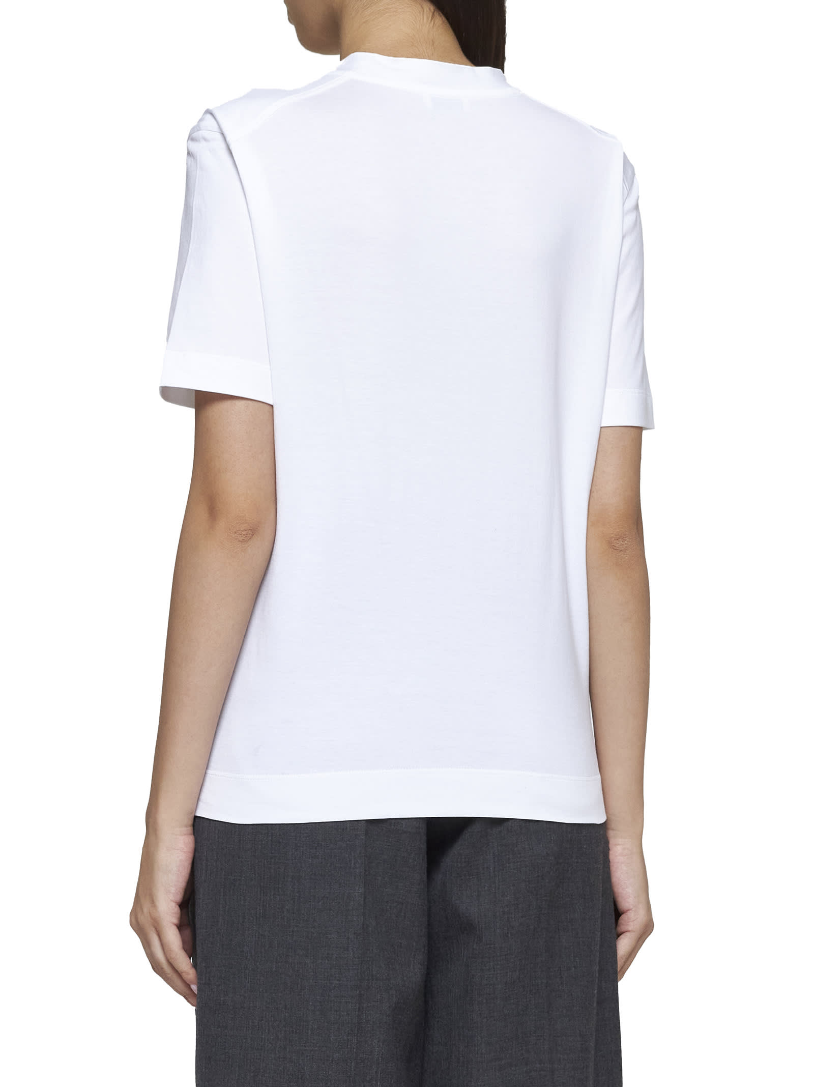 Shop Brunello Cucinelli T-shirt In White