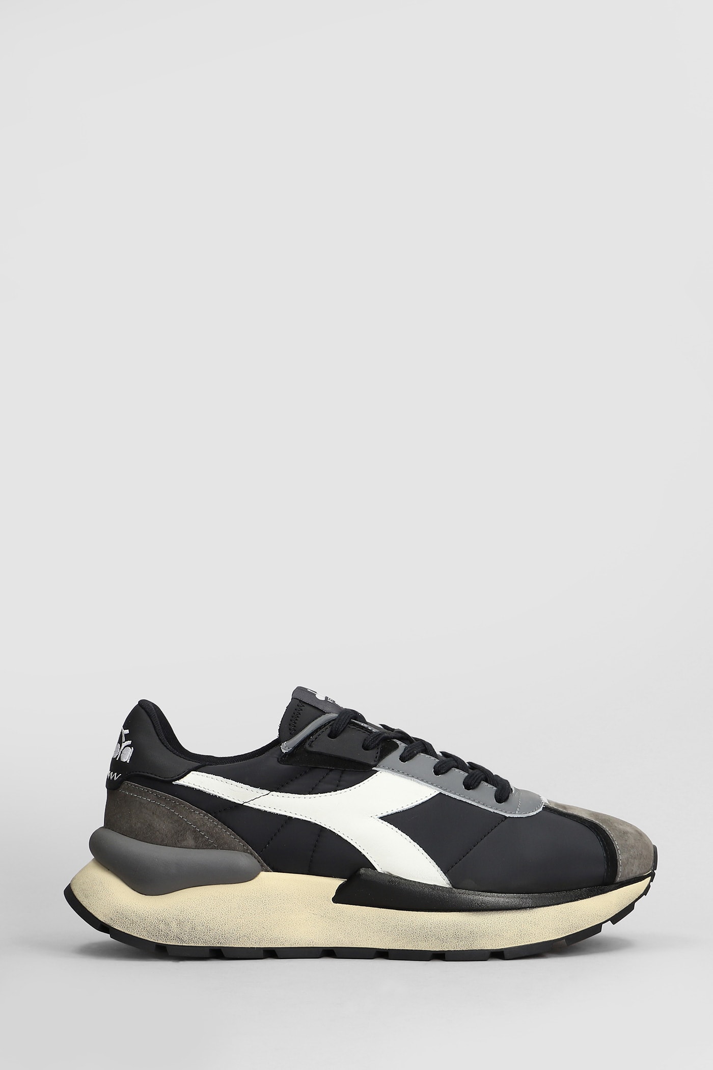 Mercury Elite Sneakers In Black Suede And Fabric