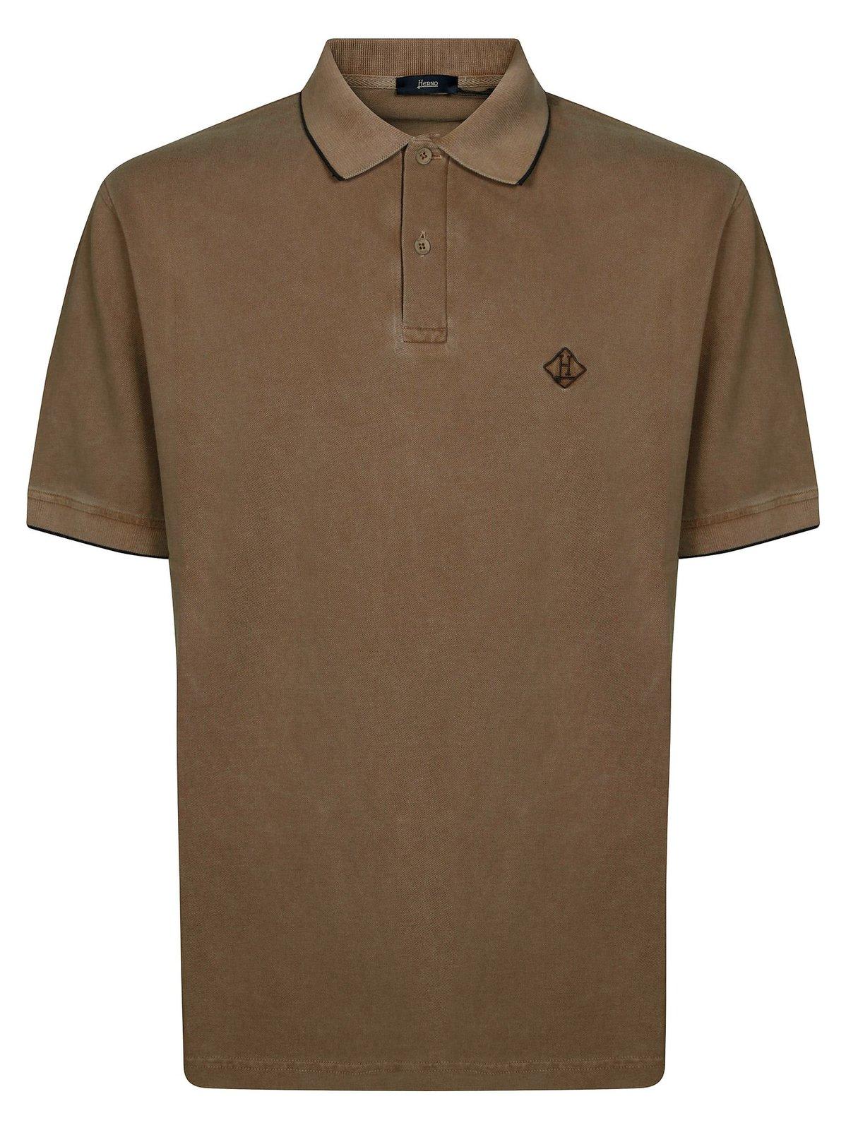 Logo Embroidered Polo Shirt