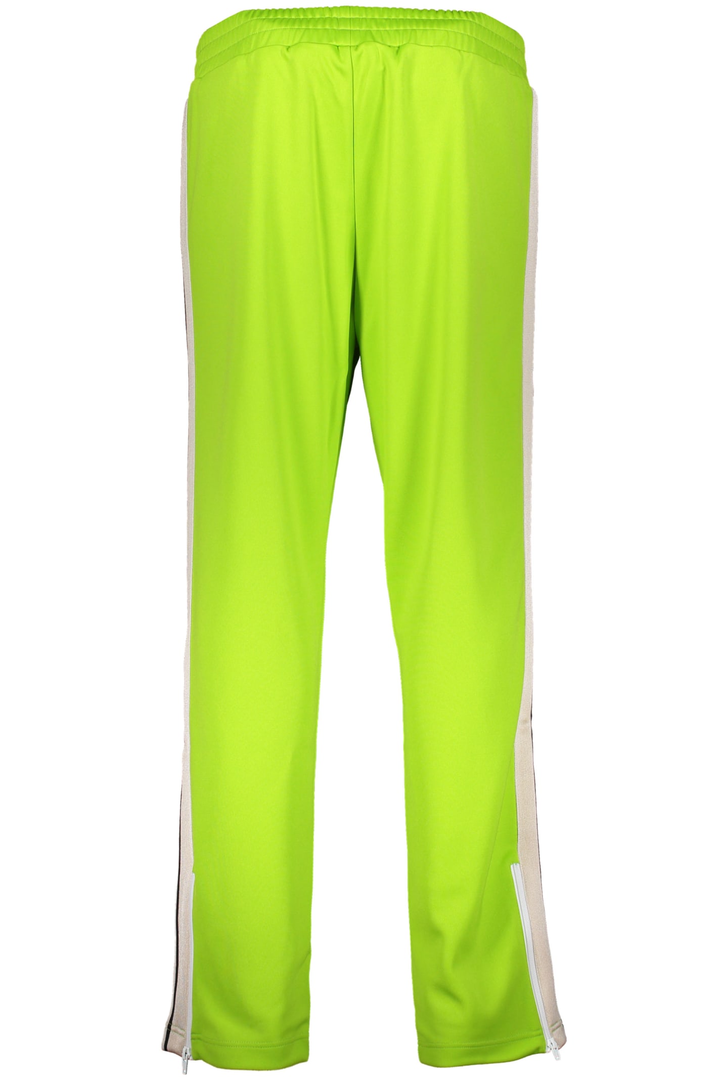 Shop Palm Angels Contrast Side Stripes Trousers In Green