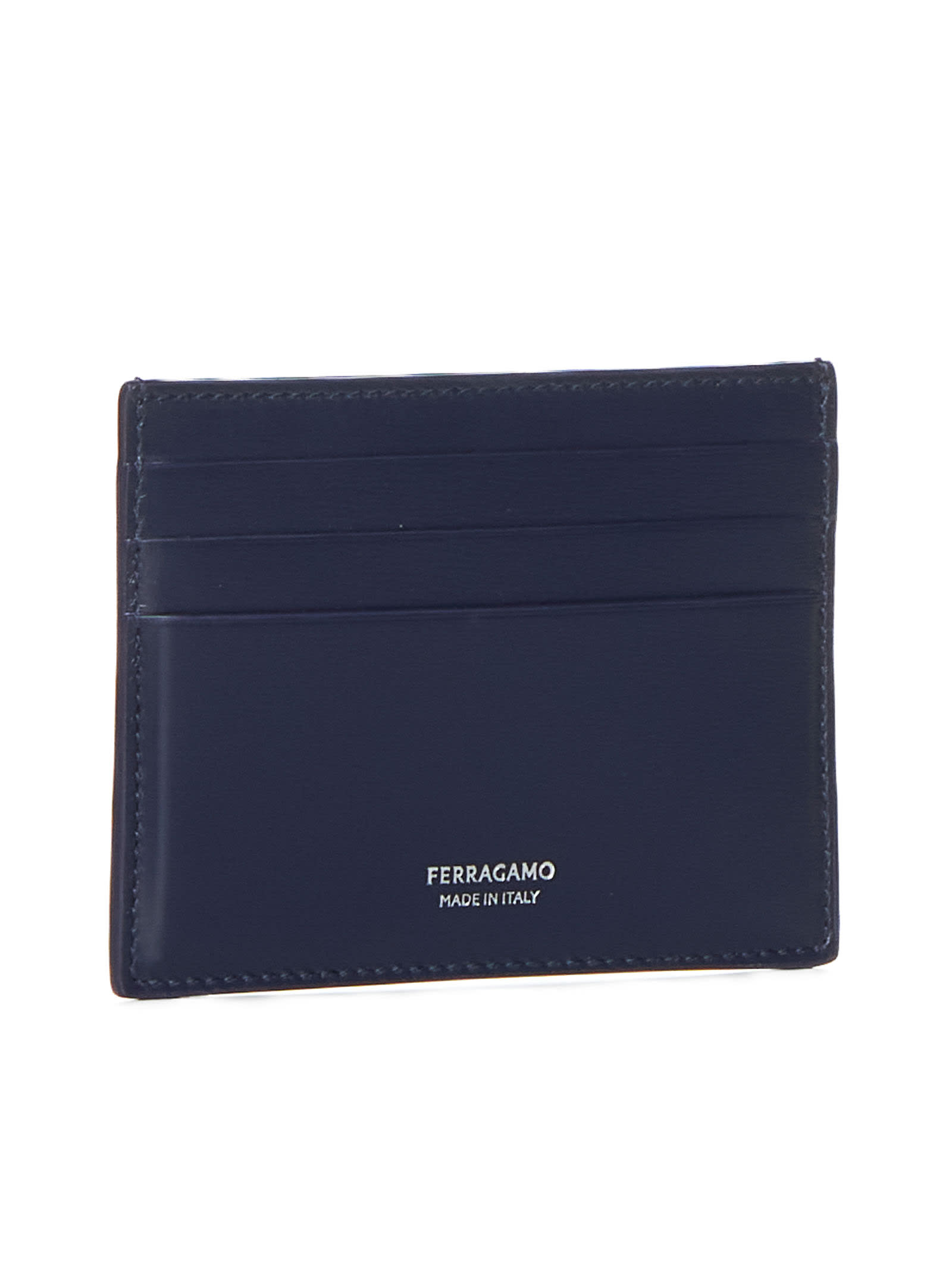 Shop Ferragamo Wallet In Midnight || Nero