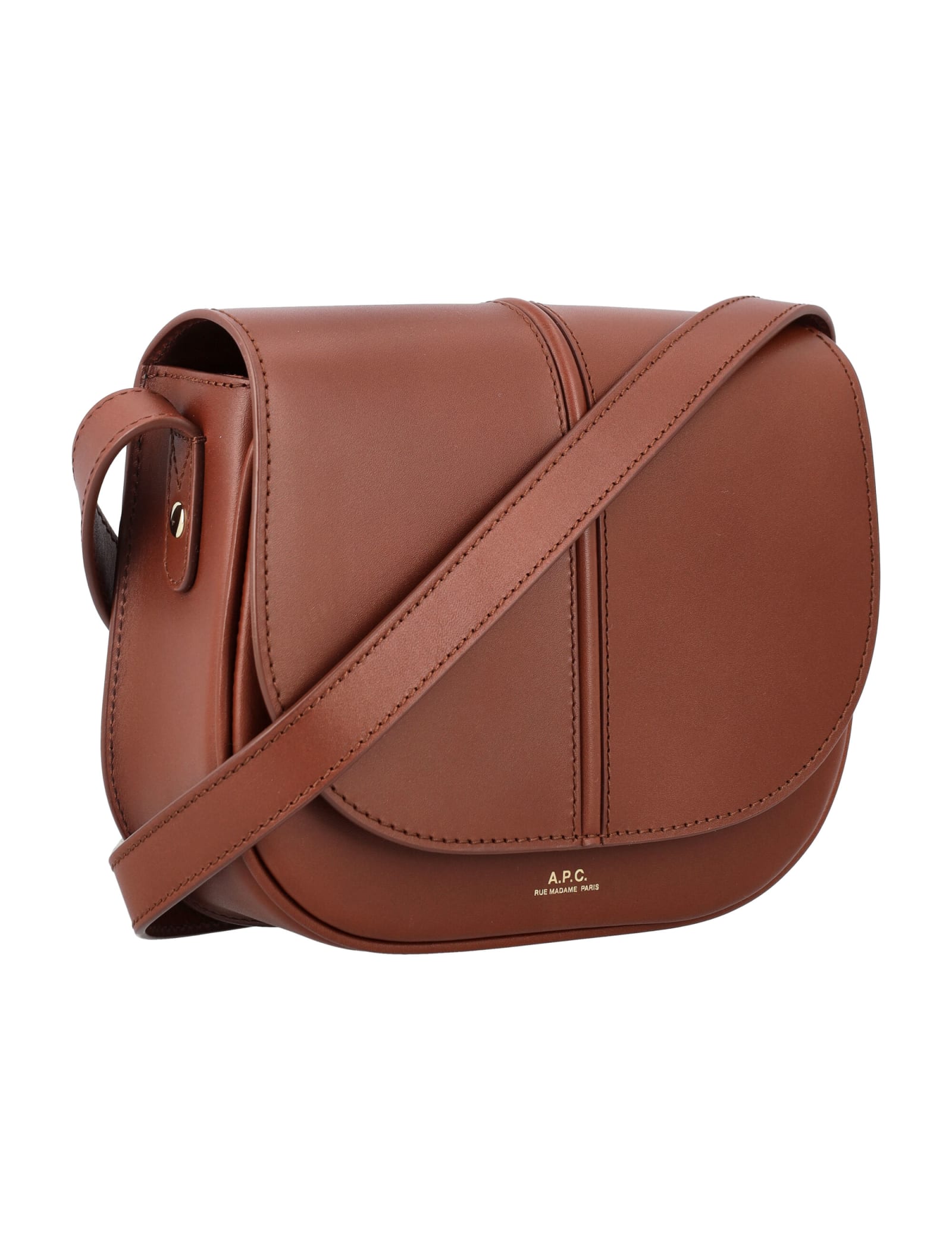 Shop Apc Betty Bag In Hazelnut