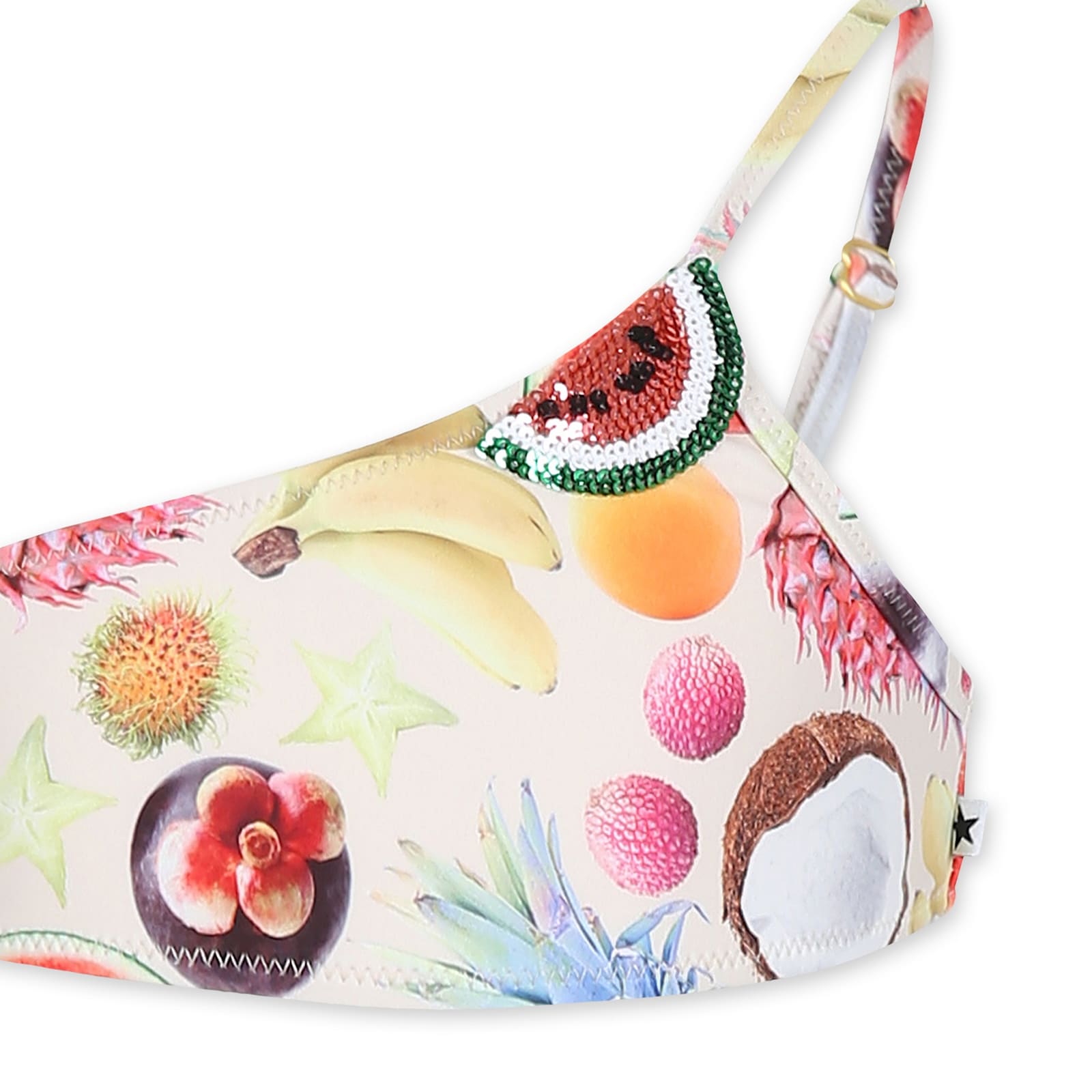 Molo Girls Naja Magical Fruits Bikini In Ivory