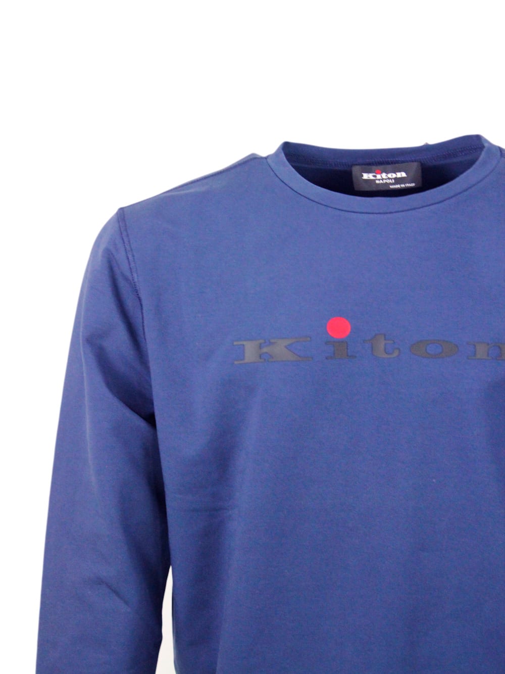 Shop Kiton Sweater In Blue