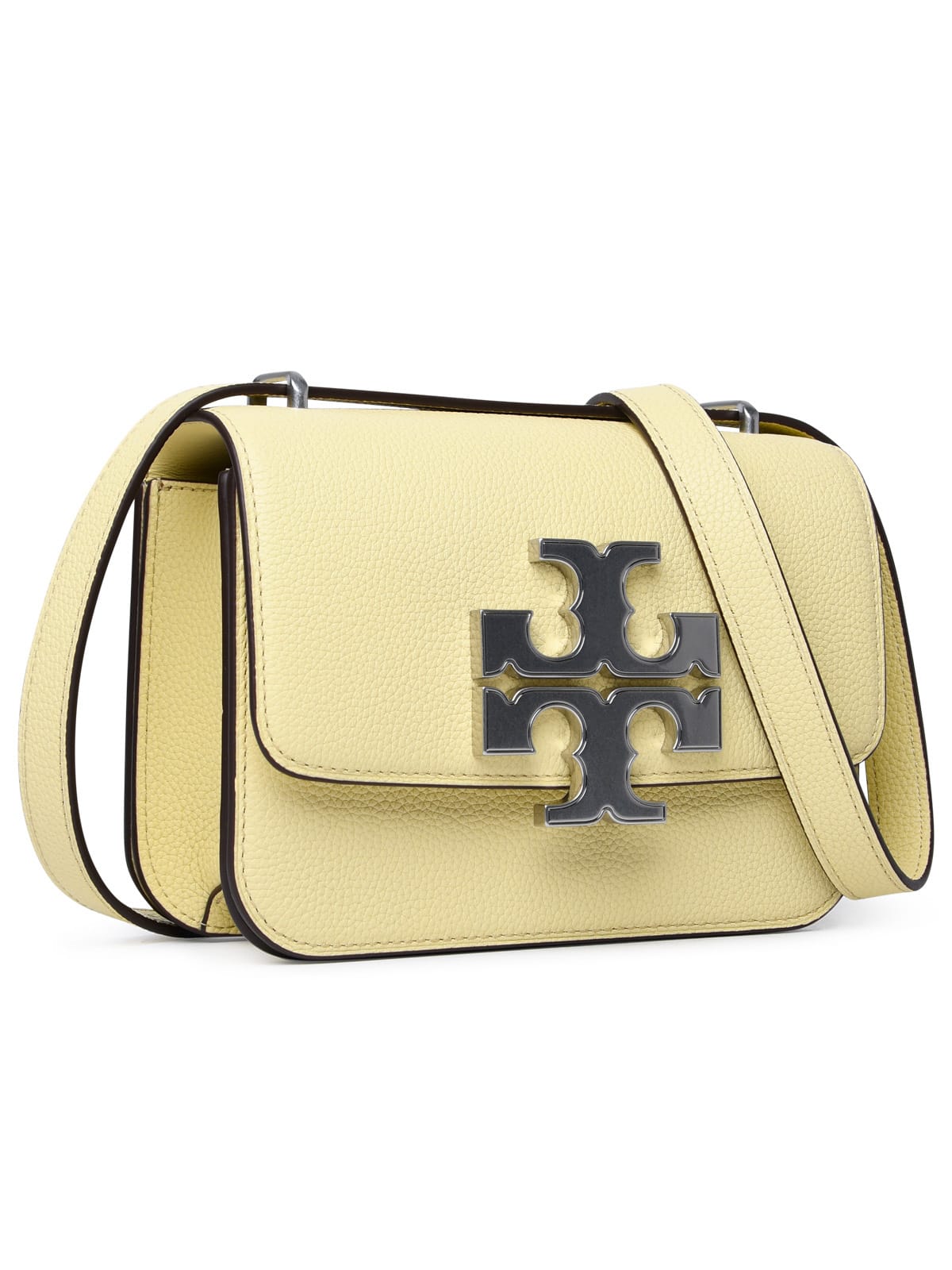 Shop Tory Burch Eleanor Yellow Small Leather Bag