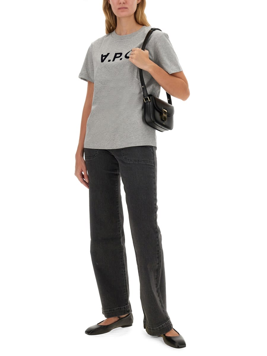 Apc A.p.c. Tshirt In Grigio