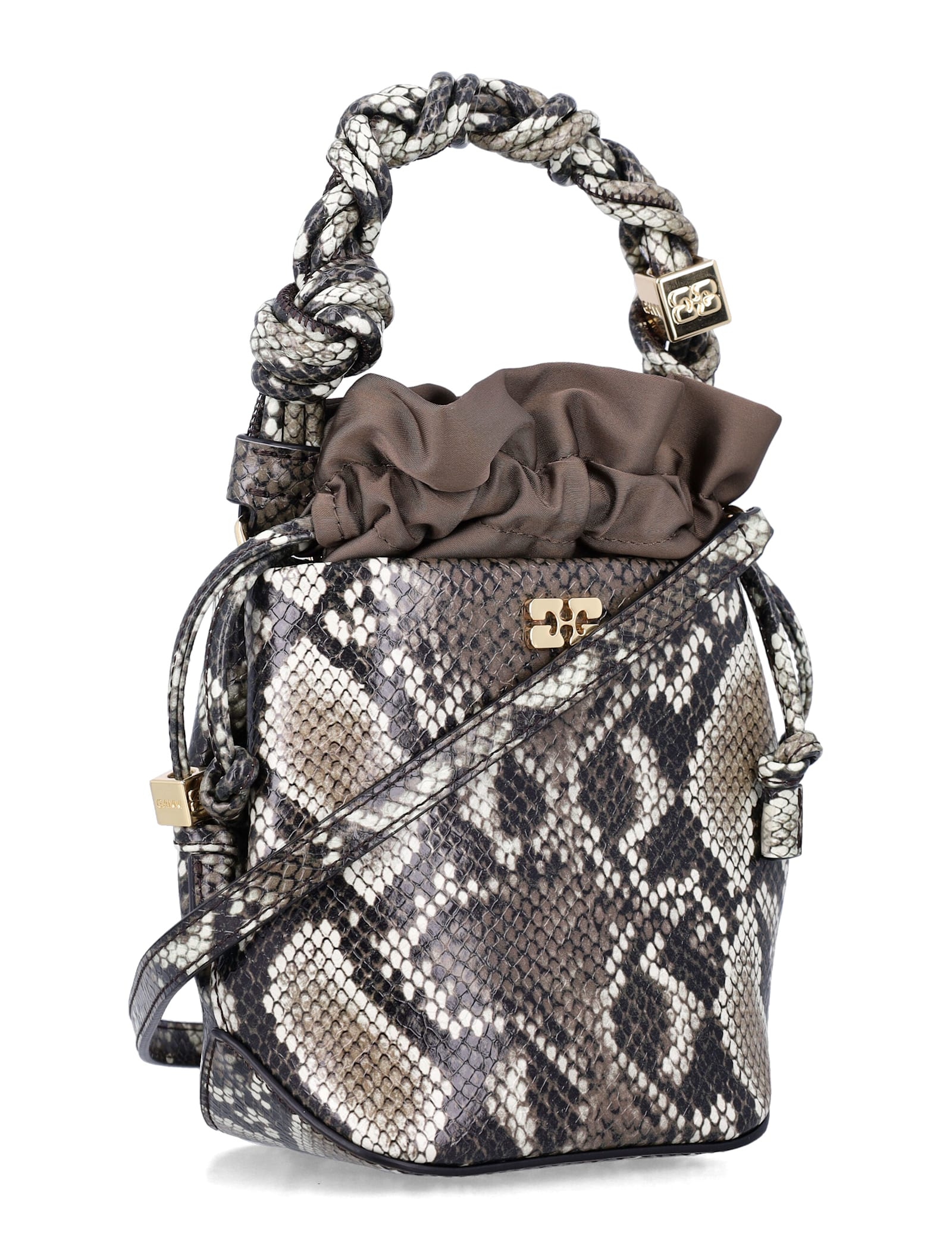 Ganni Bou Bucket Bag In Multi
