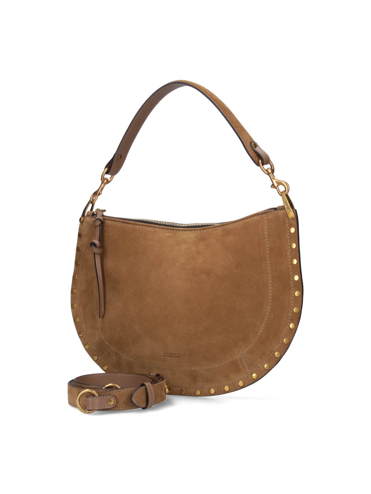Isabel Marant Oksan Soft Shoulder Bag In Brown