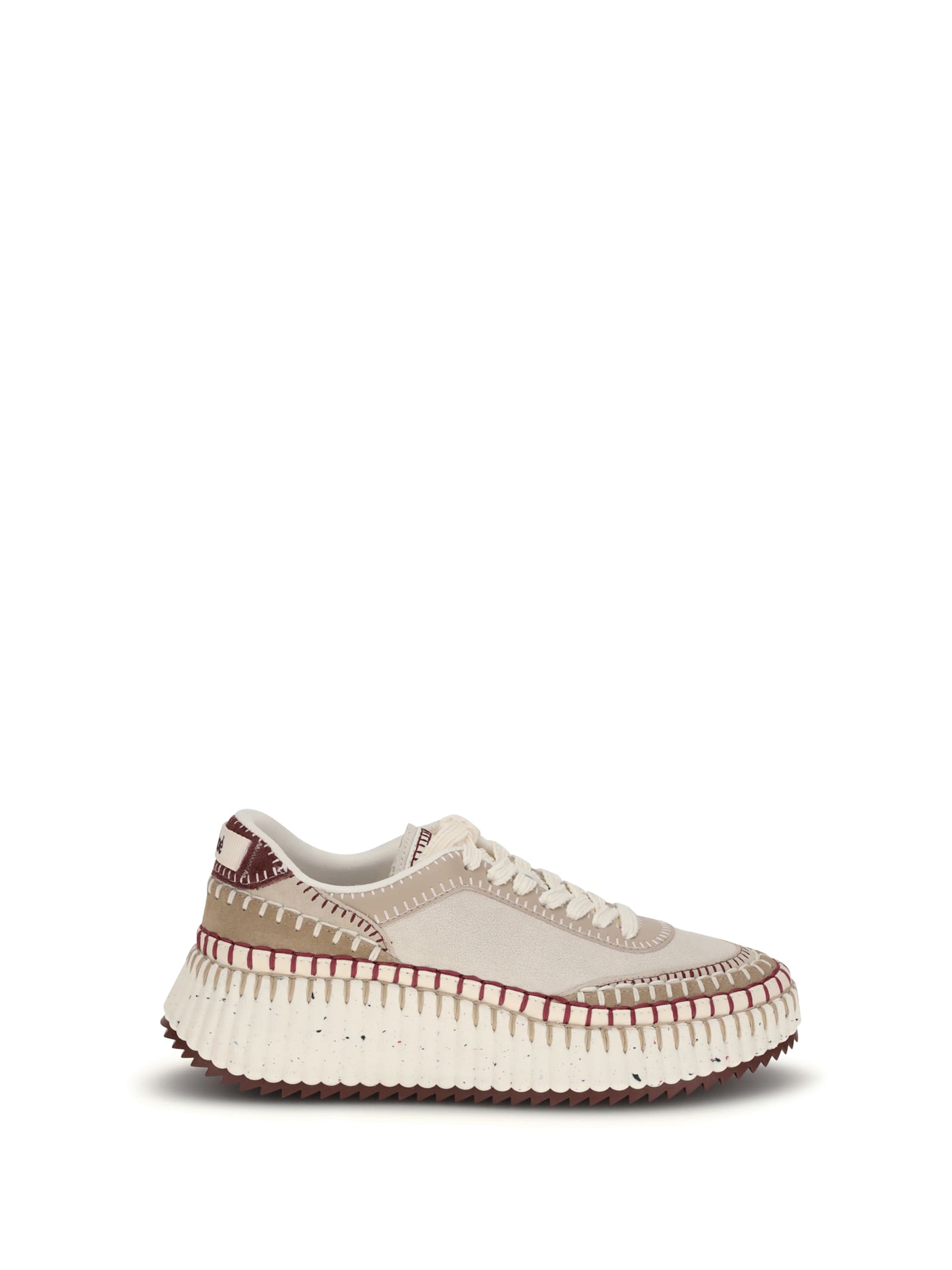 Chloé Beige Runner Sneakers In Multi