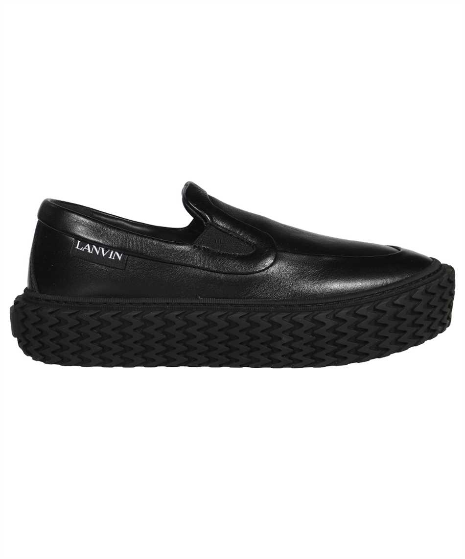 Lanvin Curbies Slip-on Sneakers In Black