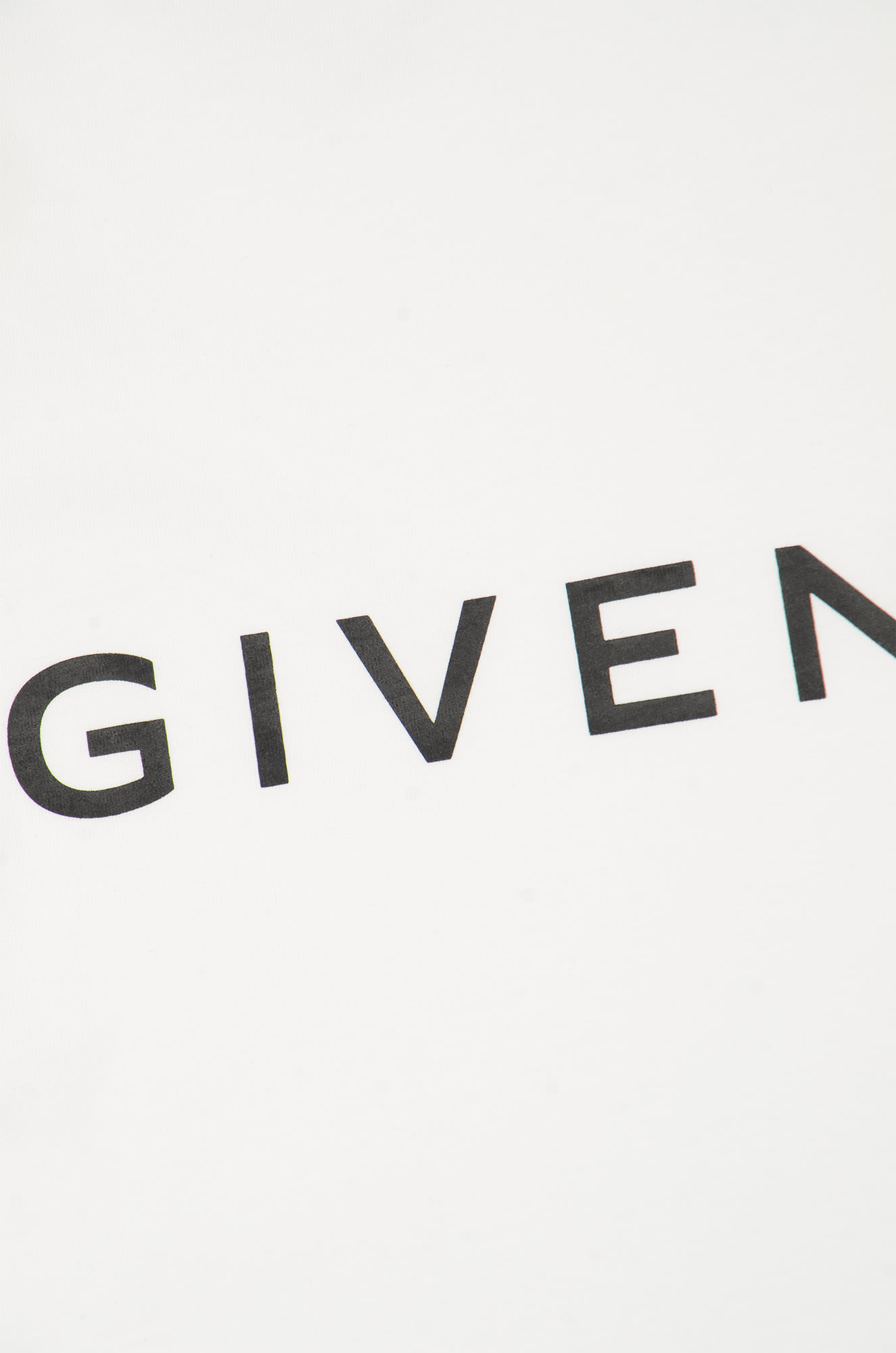 Shop Givenchy Logo Print Regular T-shirt In White