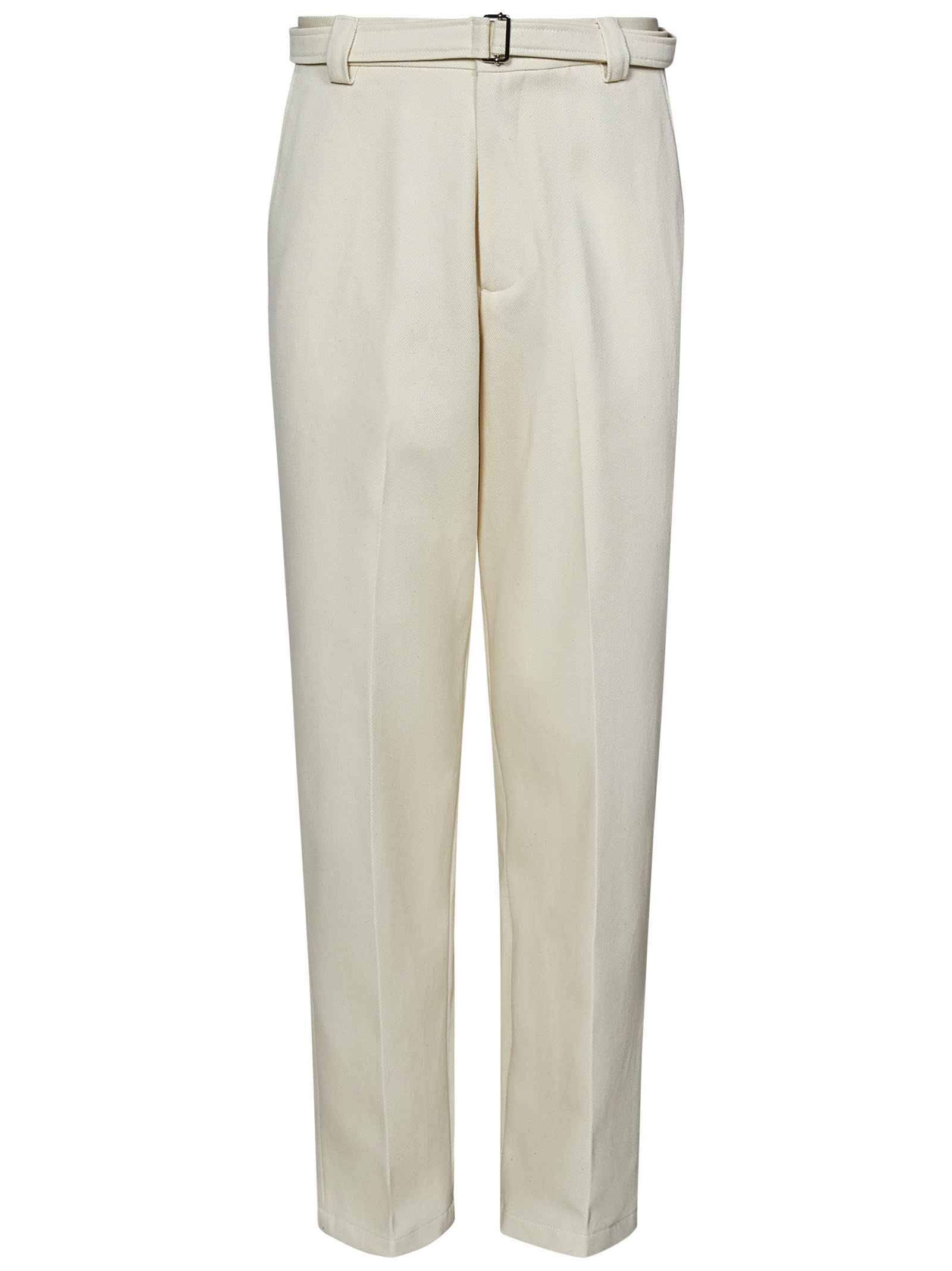 Shop Low Brand Virgil Trousers In White