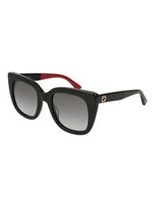 Shop Gucci Gg0163sn Sunglasses In Black Black Grey