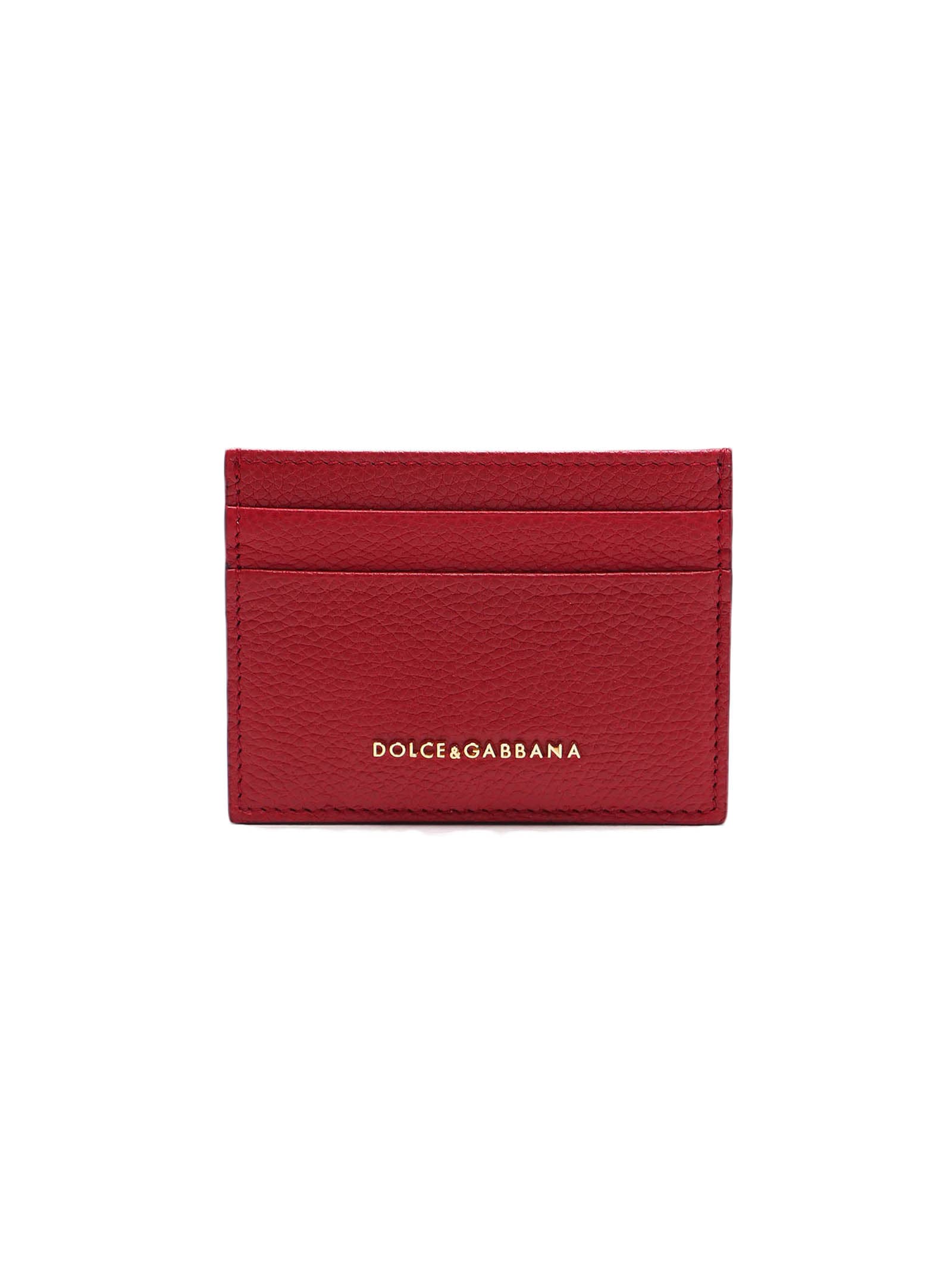 Dolce & Gabbana Cc Case In Rosso Papavero