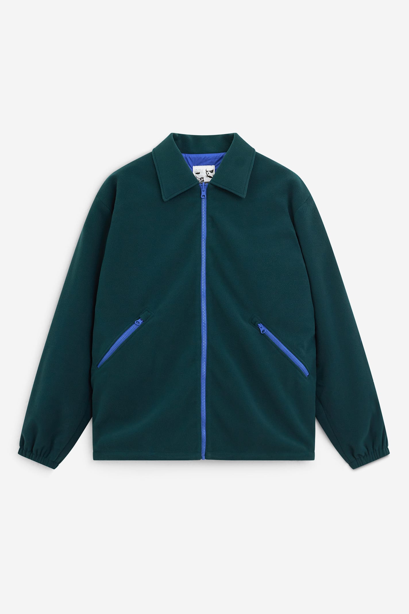 Gr10k Collar Reversible Jacket In Green