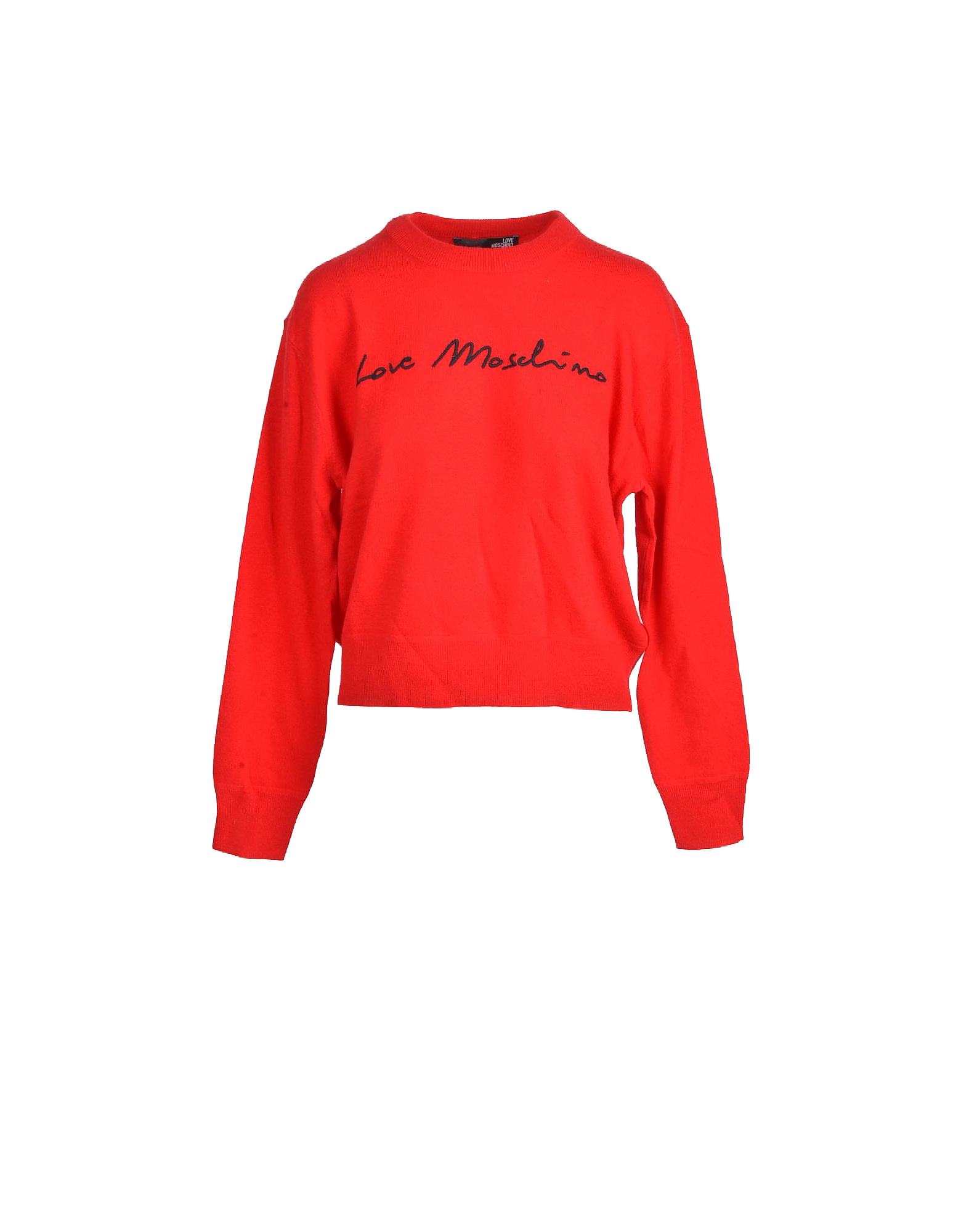 Love Moschino Womens Red Sweater