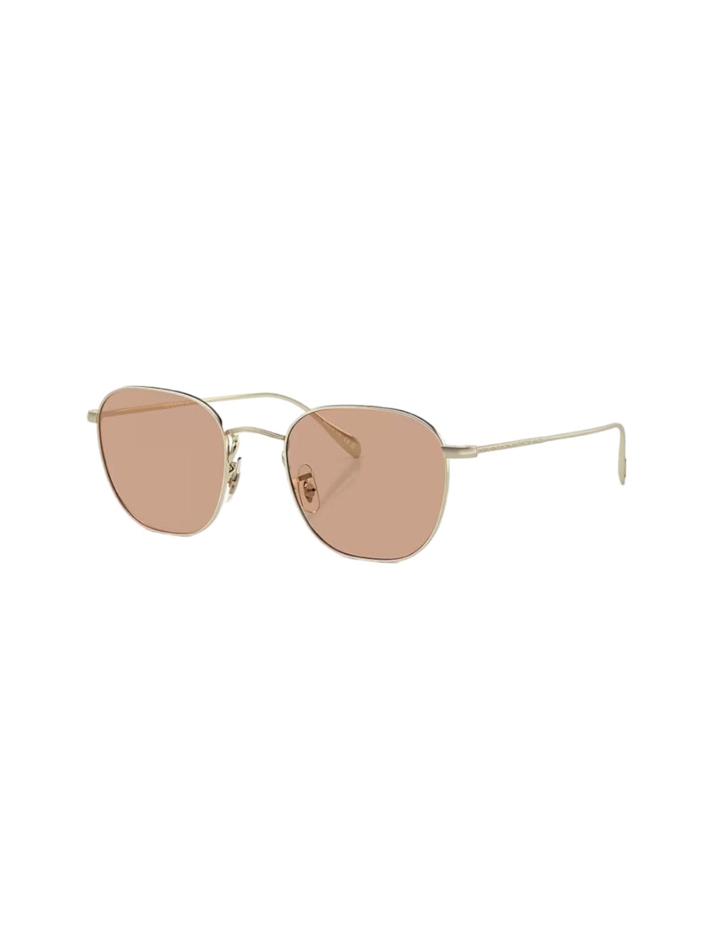 Shop Oliver Peoples Clyne - Gold Sunglasses