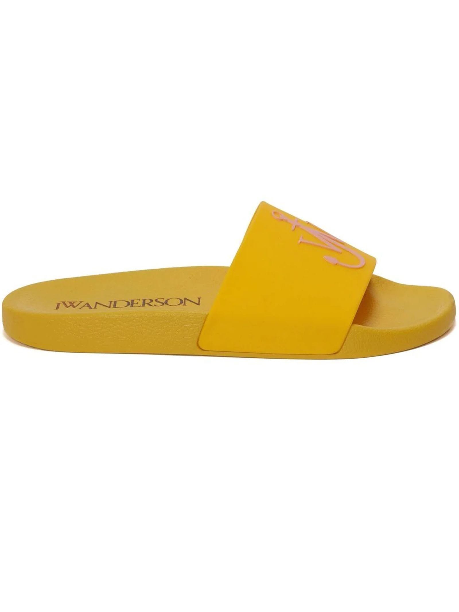 J.W. Anderson Yellow Leather Sandals