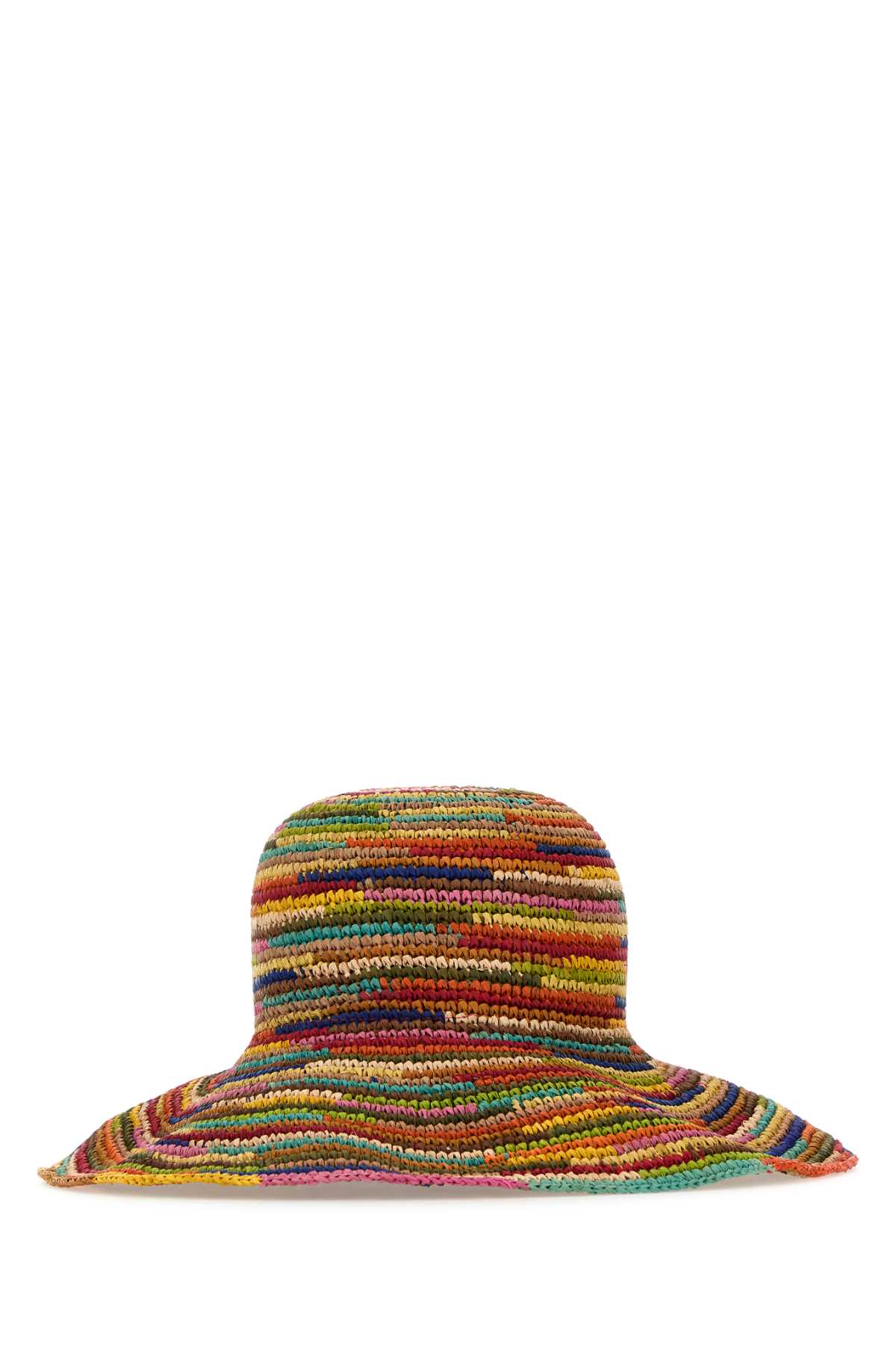 Multicolor Raffia Madurai Hat