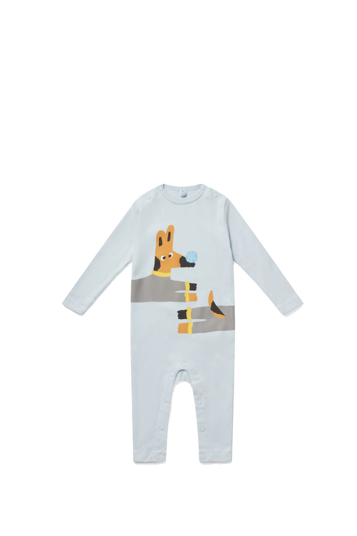Shop Stella Mccartney Set Of Baby Doggies Suit In Jersey In Multicolor